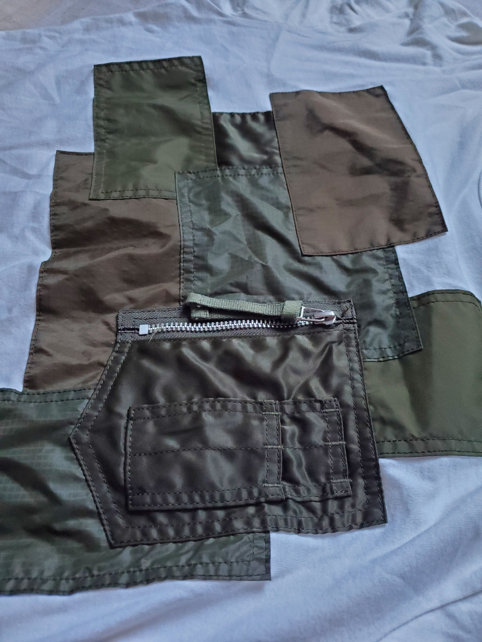 Comme des Garçons Homme Tactical Patchwork T-Shirt (AD2023), миниатюра 4