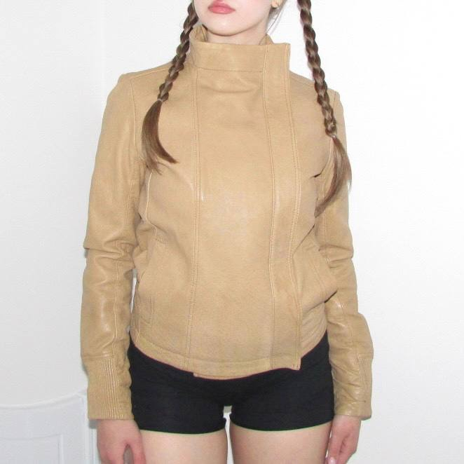 DKNY Leather jacket, миниатюра 1