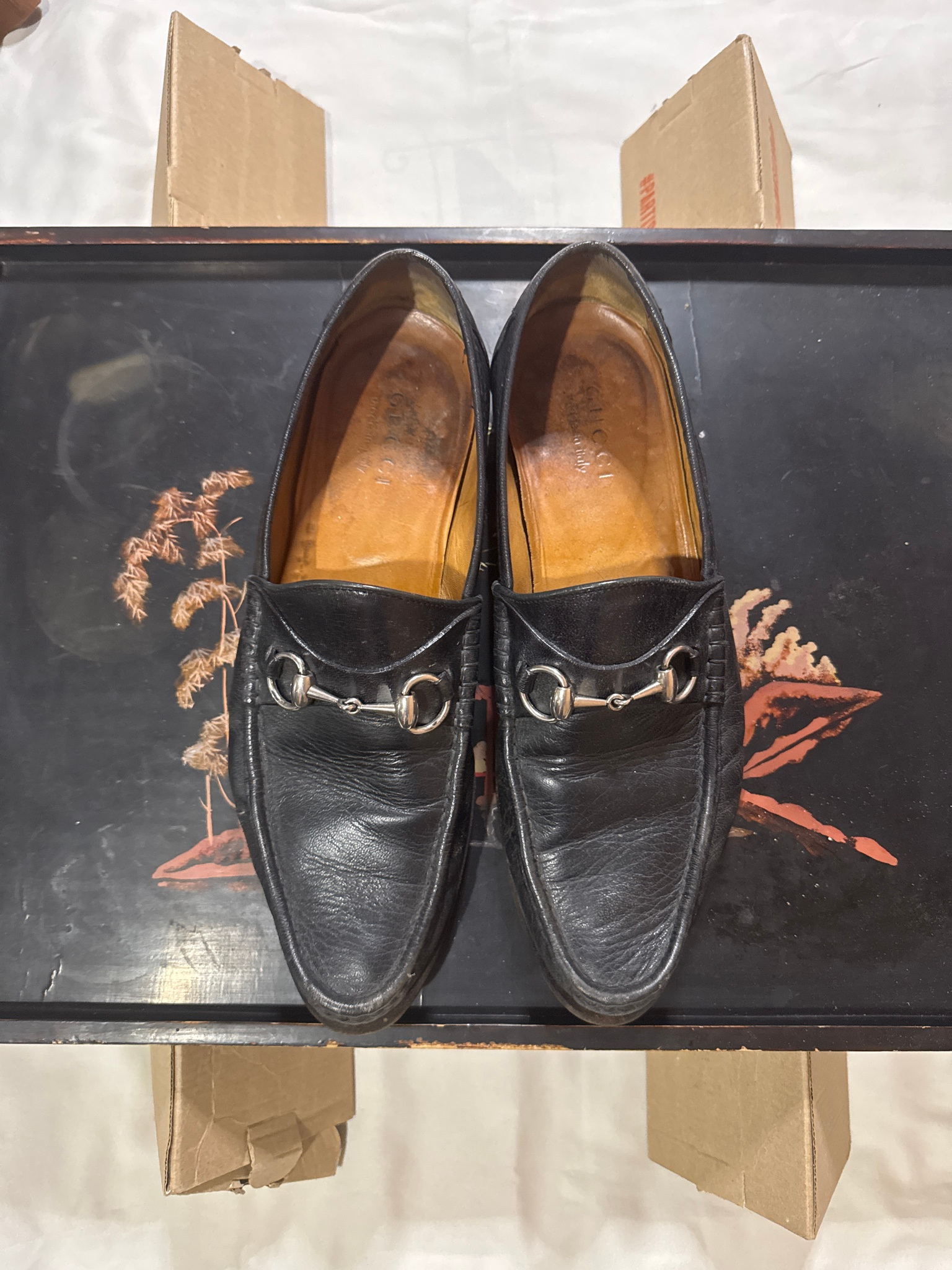 Gucci Лоферы с узким носом, миниатюра 3
