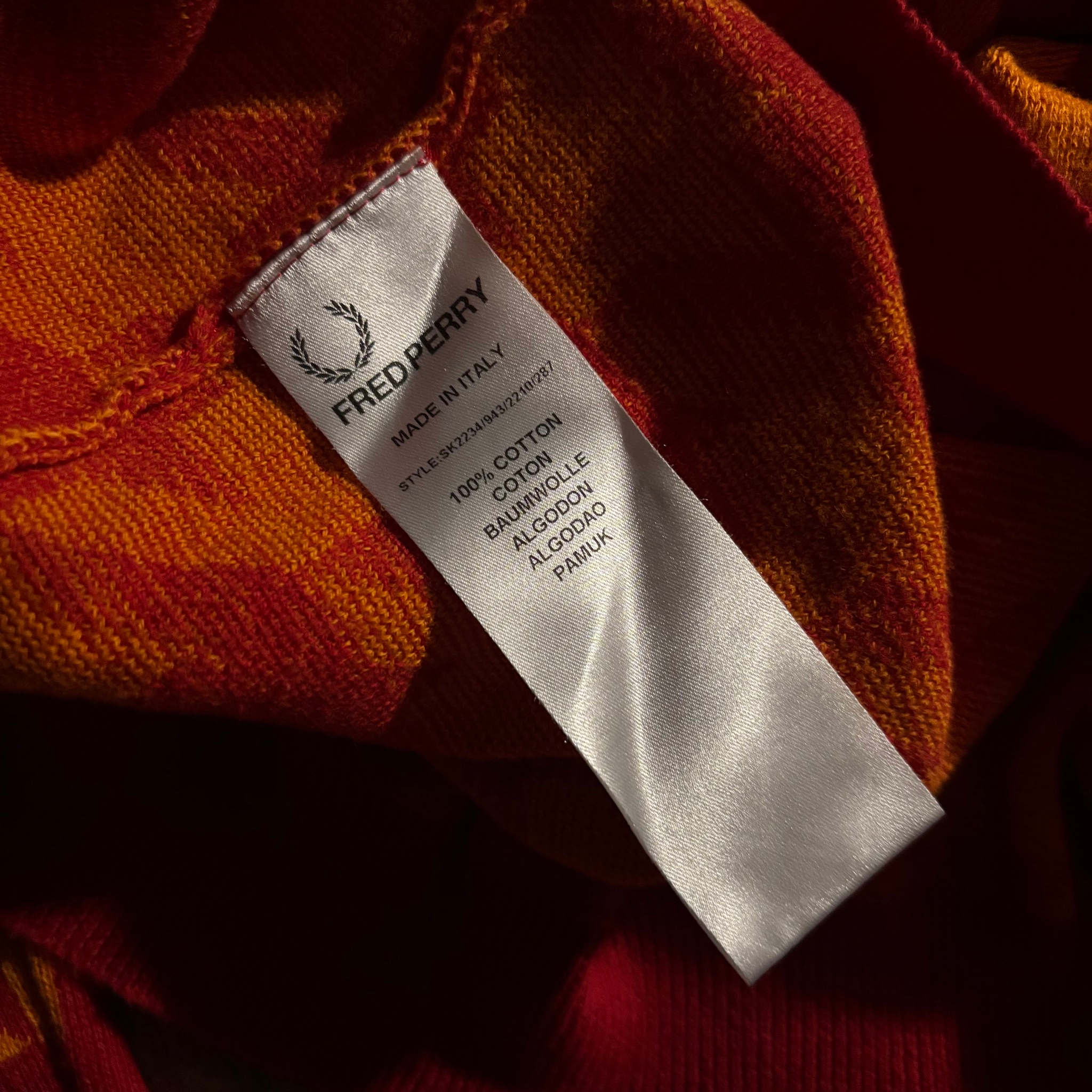 Raf Simons x Fred Perry V-Neck Houndstooth College Sweater, миниатюра 4
