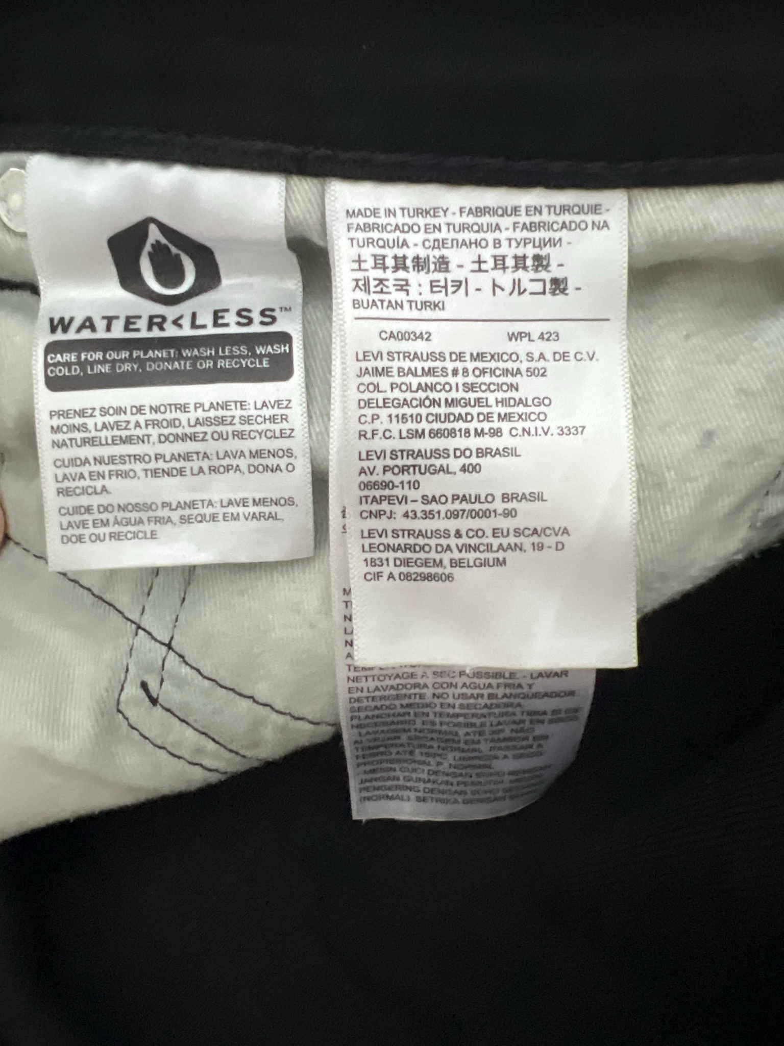 Levi’s 511 waxed straight jeans, миниатюра 5