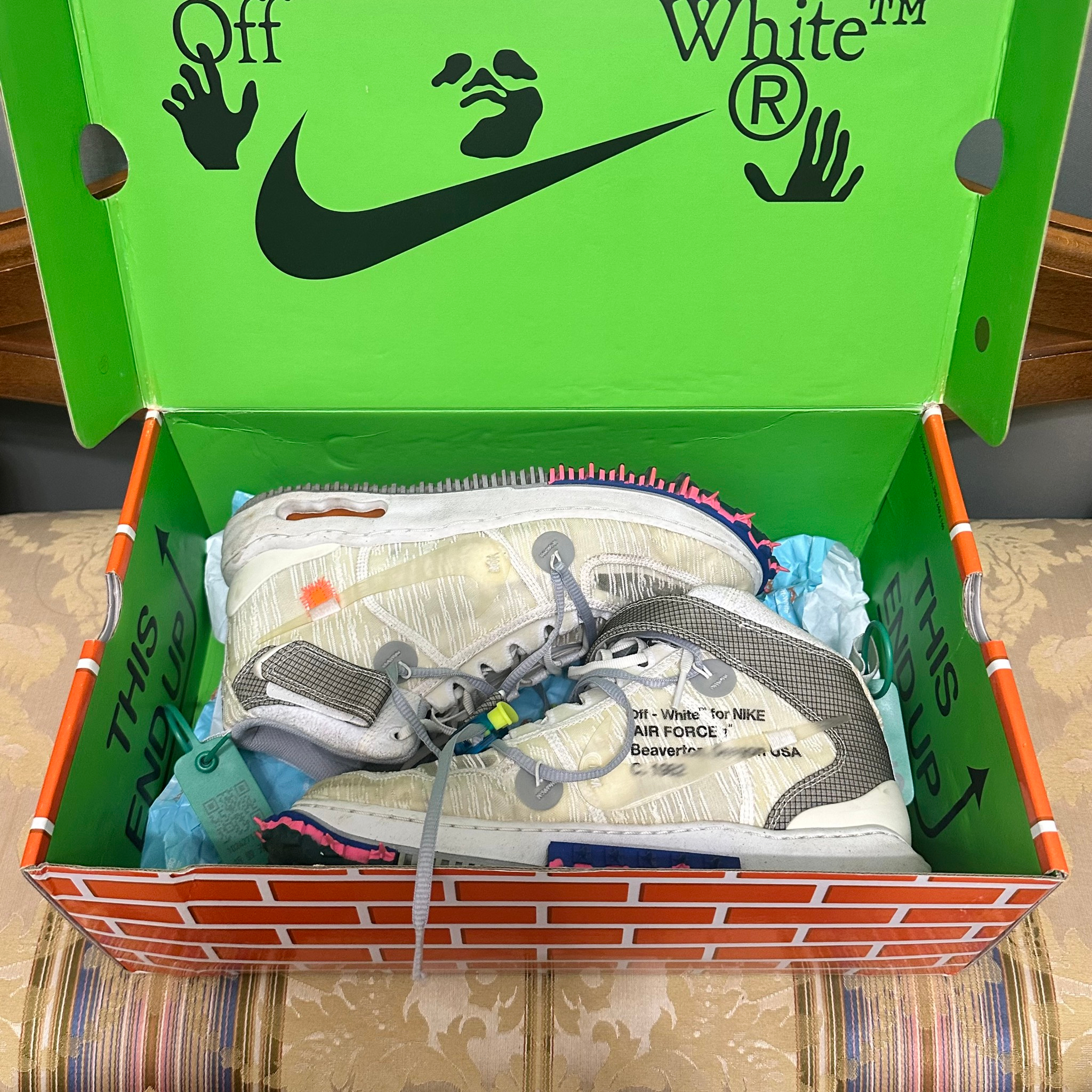 Nike x Off-White Air Force 1 Mid SP White, миниатюра 6
