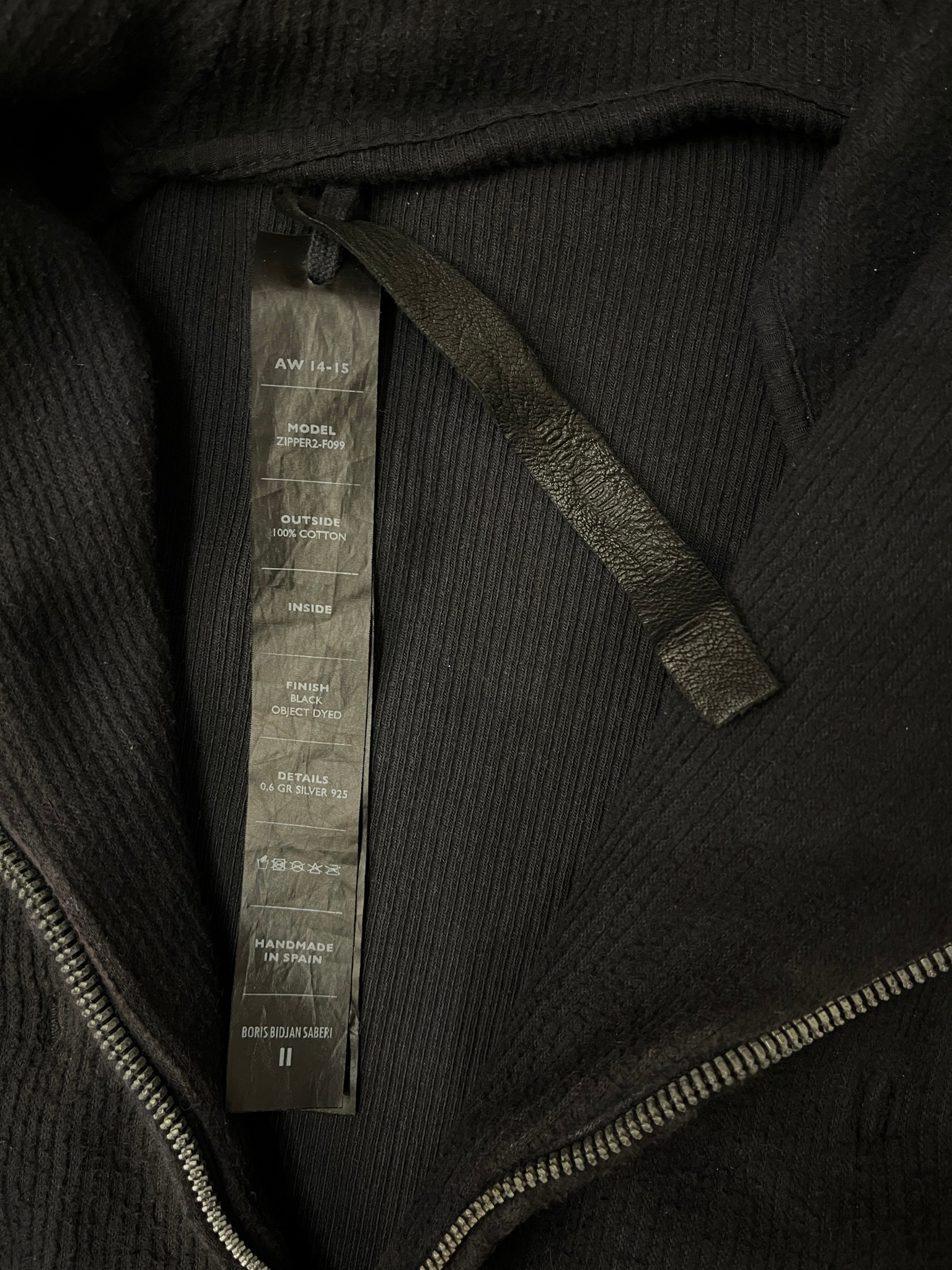 11 by Boris Bidjan Saberi Ninja Zip Hoodie, миниатюра 3