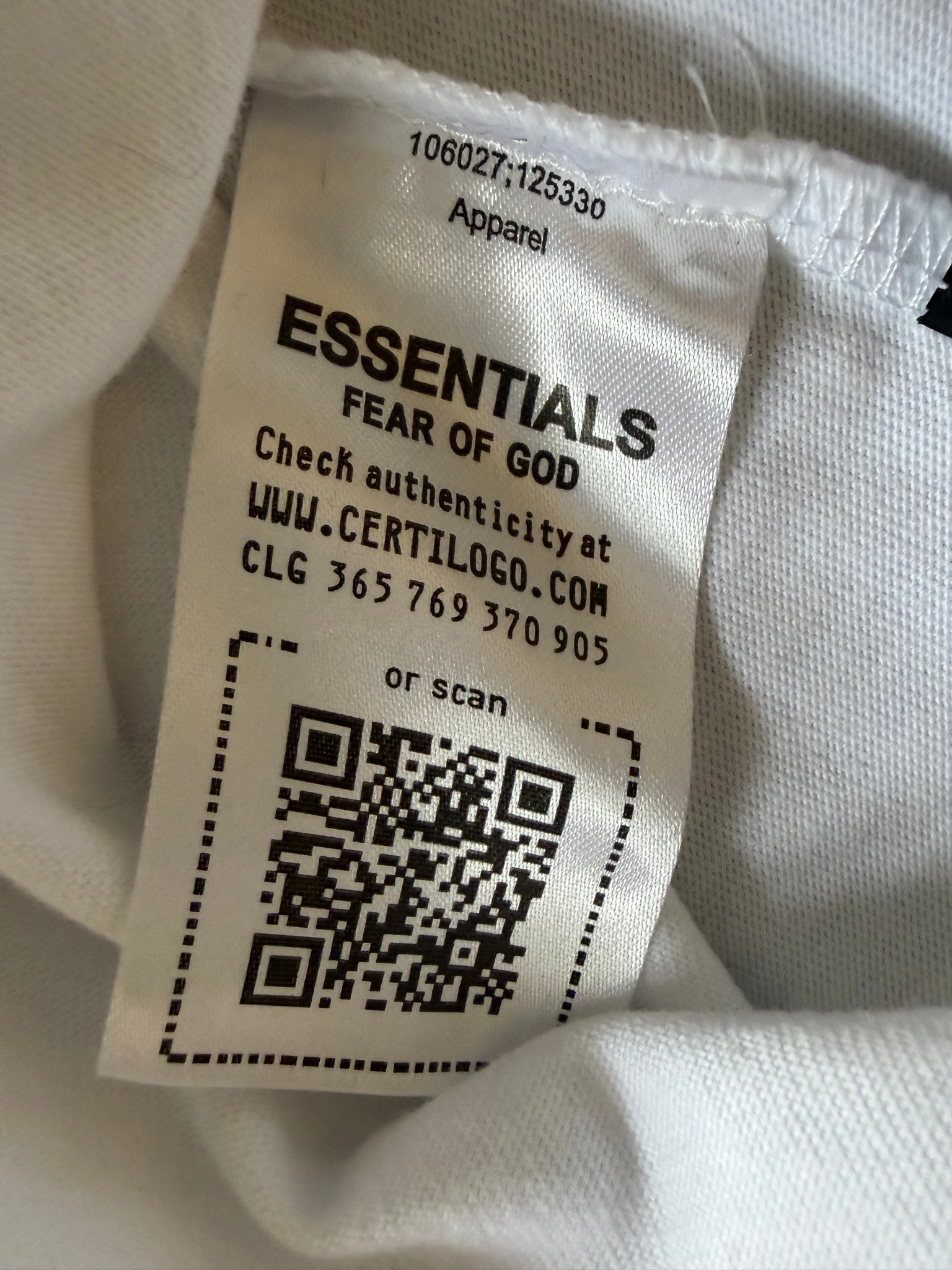 Fear of God Essentials Футболка, миниатюра 7