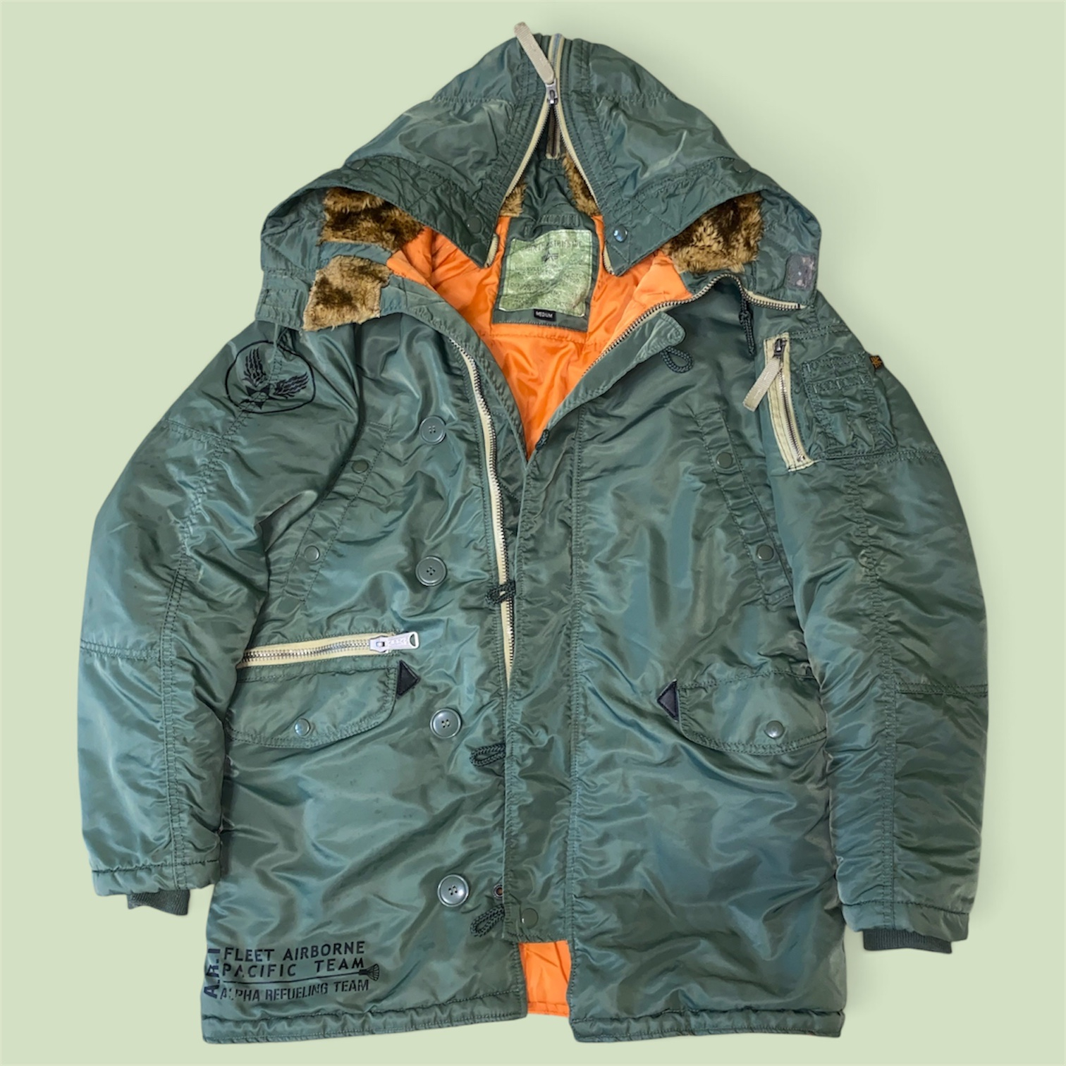 Alpha Industries N-3B Limited A.R.T Fleet Airbone pacific team, Alpha refueling team, миниатюра 1