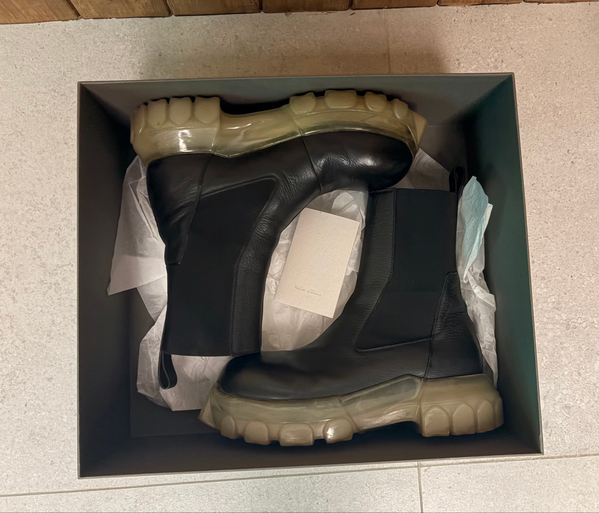 Rick Owens Chelsea Bozo boots, миниатюра 7