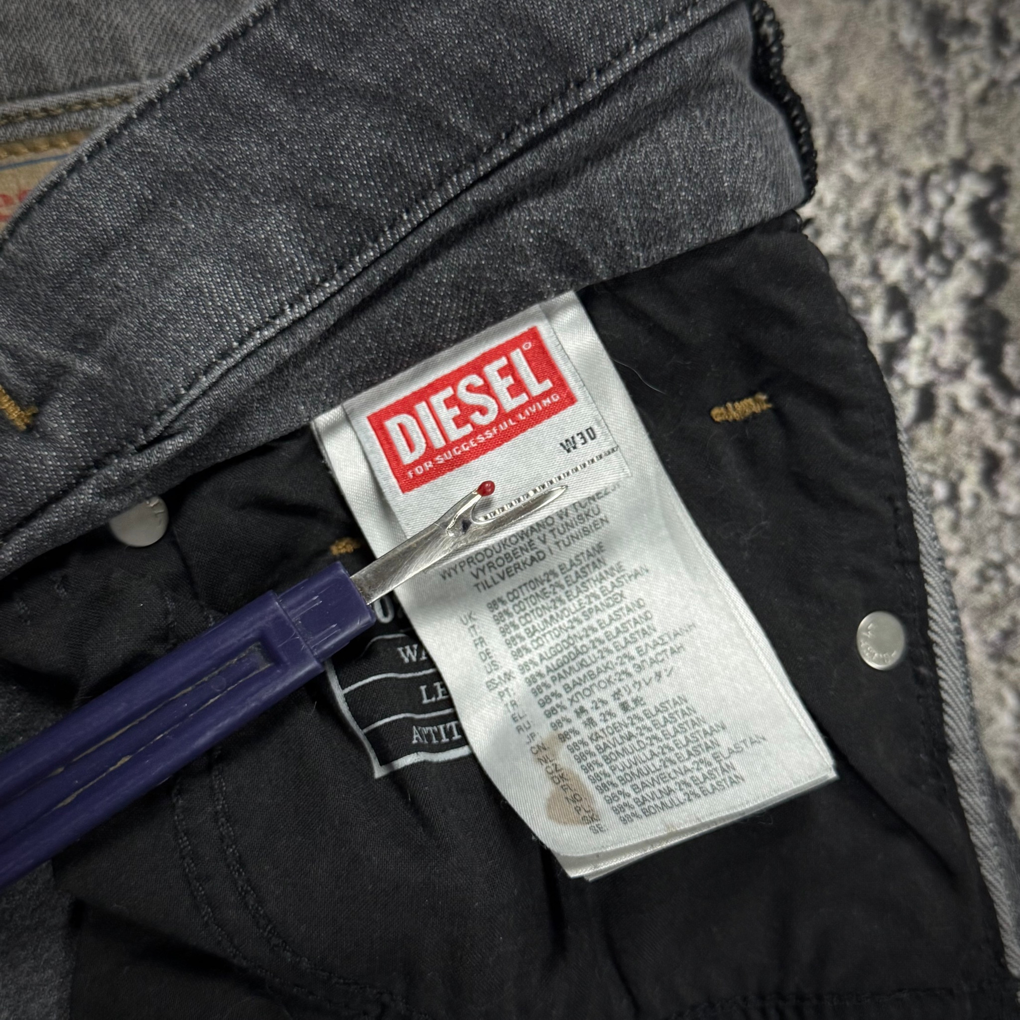 Diesel D-Viker 2020 Double Waist Jeans, миниатюра 3
