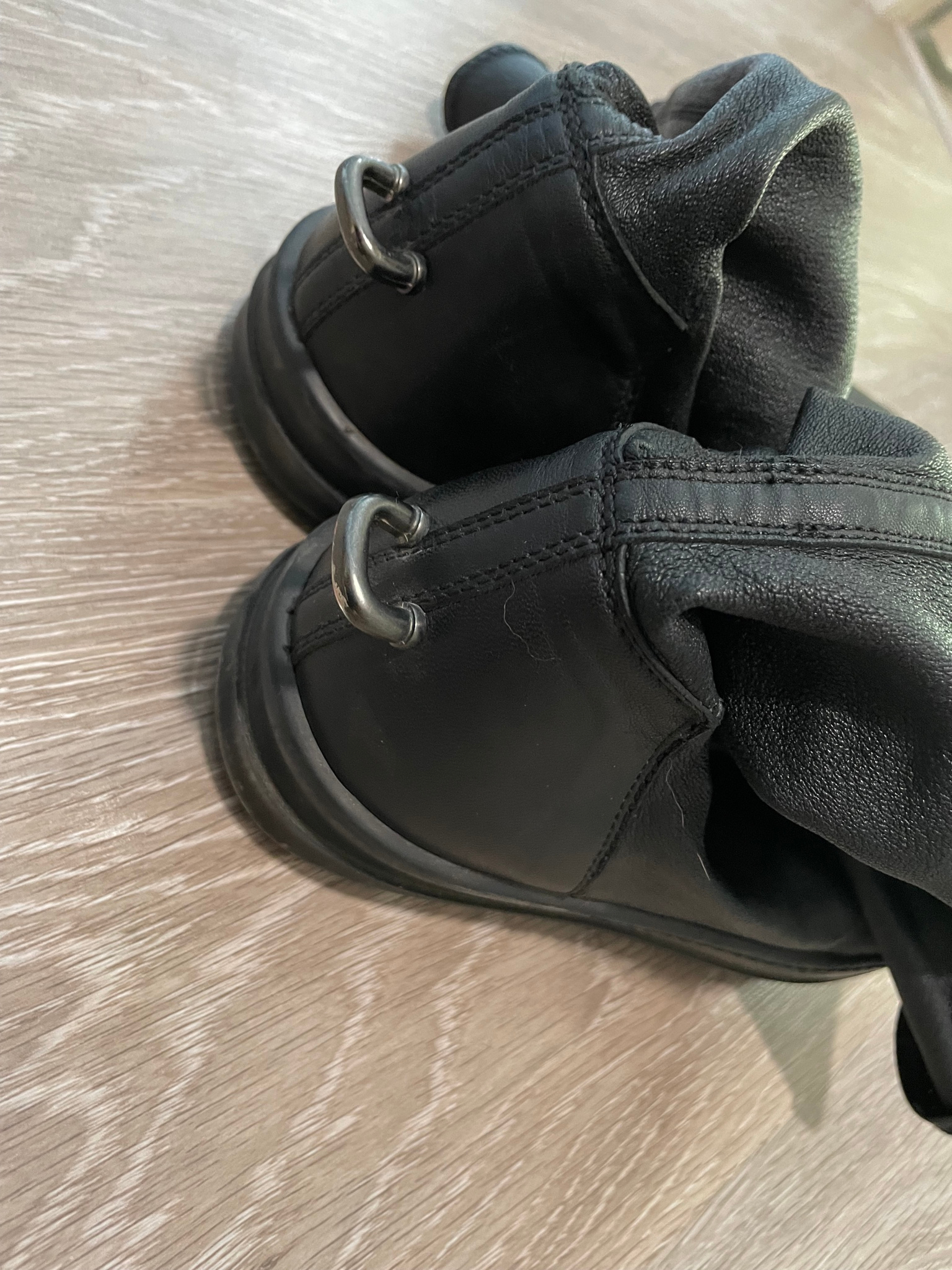 Rick Owens E16 Cyclops Black Sock Ramones, миниатюра 9