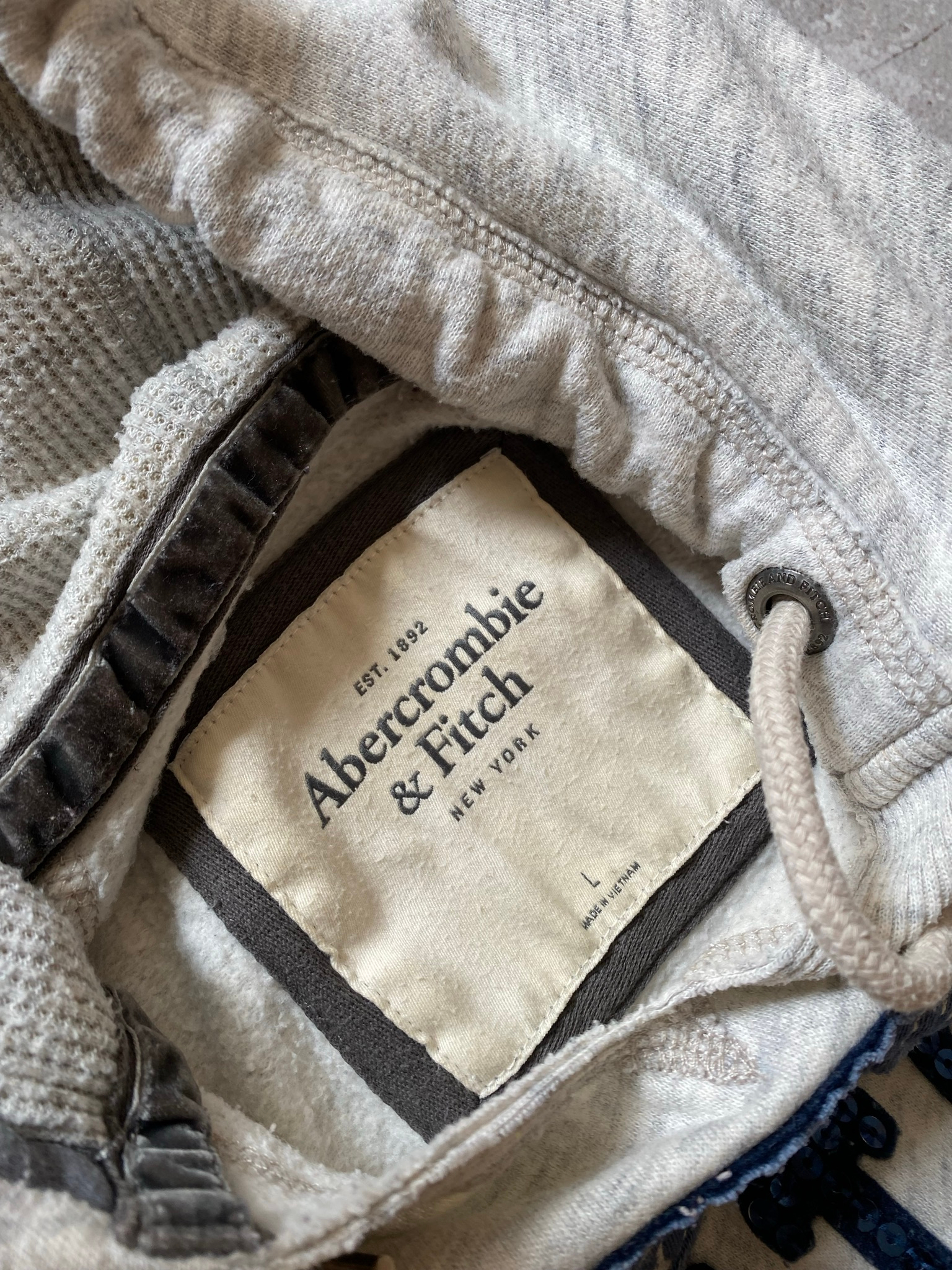 Abercrombie & Fitch Vintage Logo Hoodie, миниатюра 7