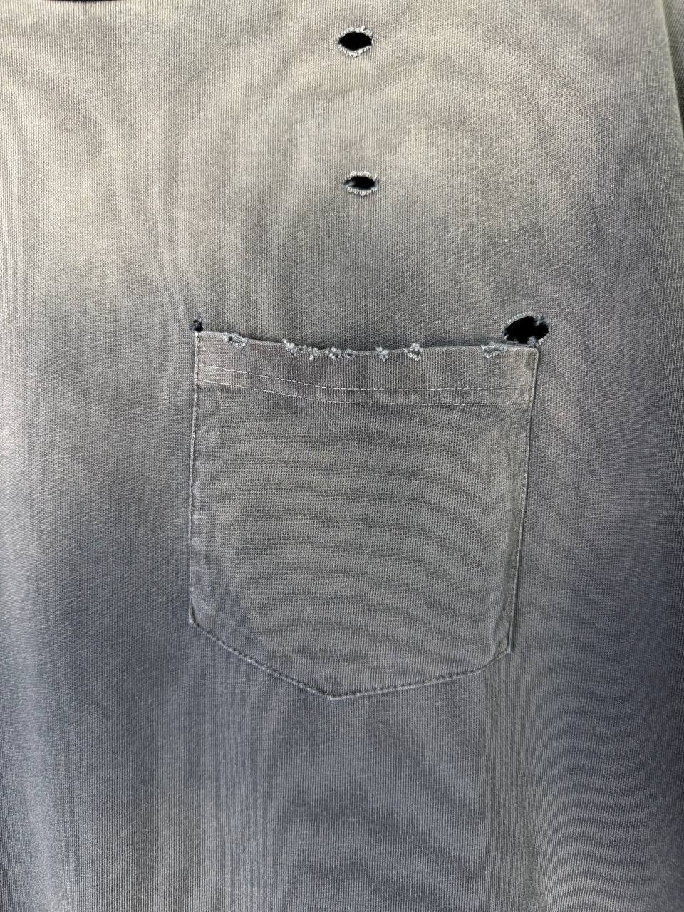 SOULDIVE Classic Pocket Vintage Gray T-shirt, миниатюра 4