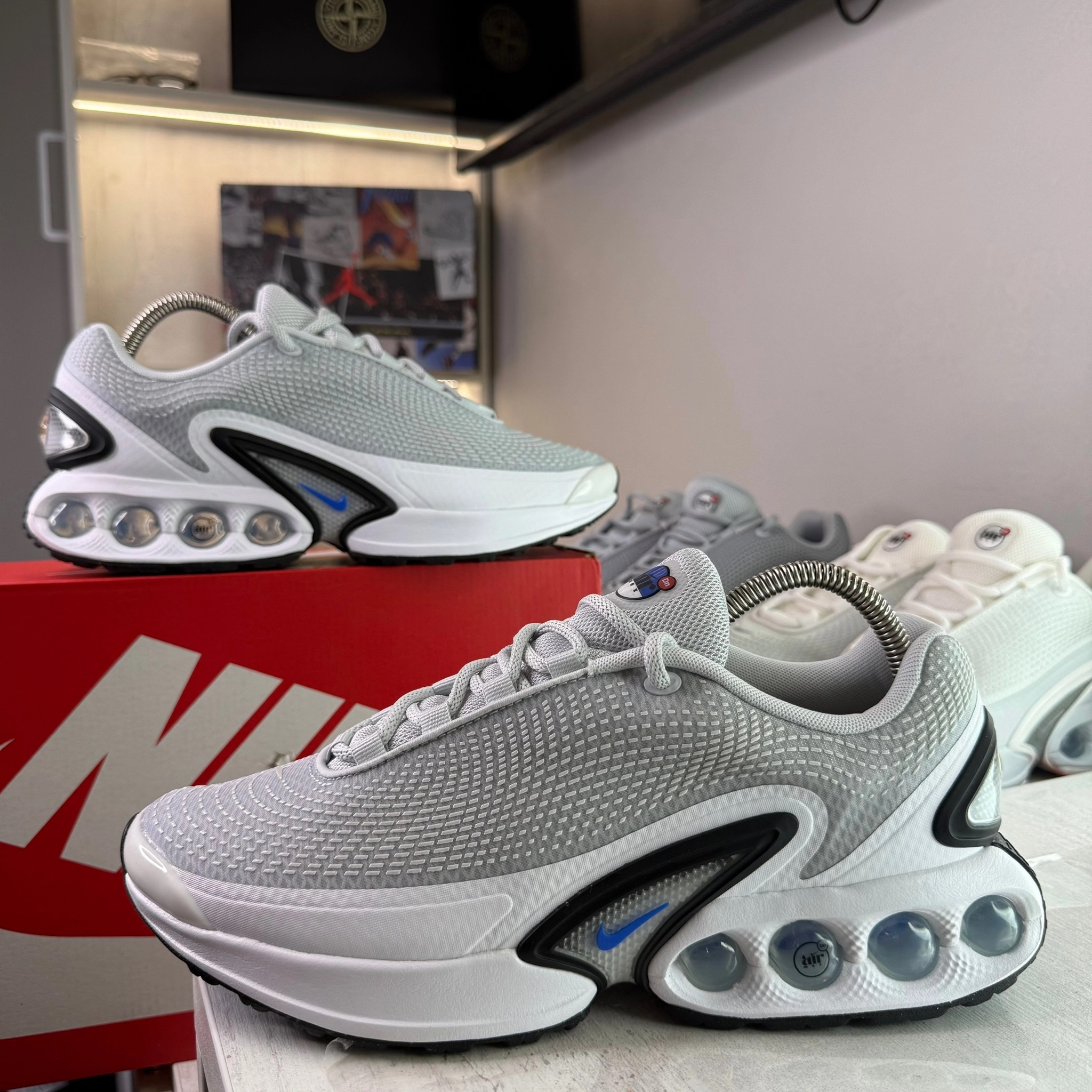 Nike Air Max Dn Pure Platinum/Hyper Royal, миниатюра 7