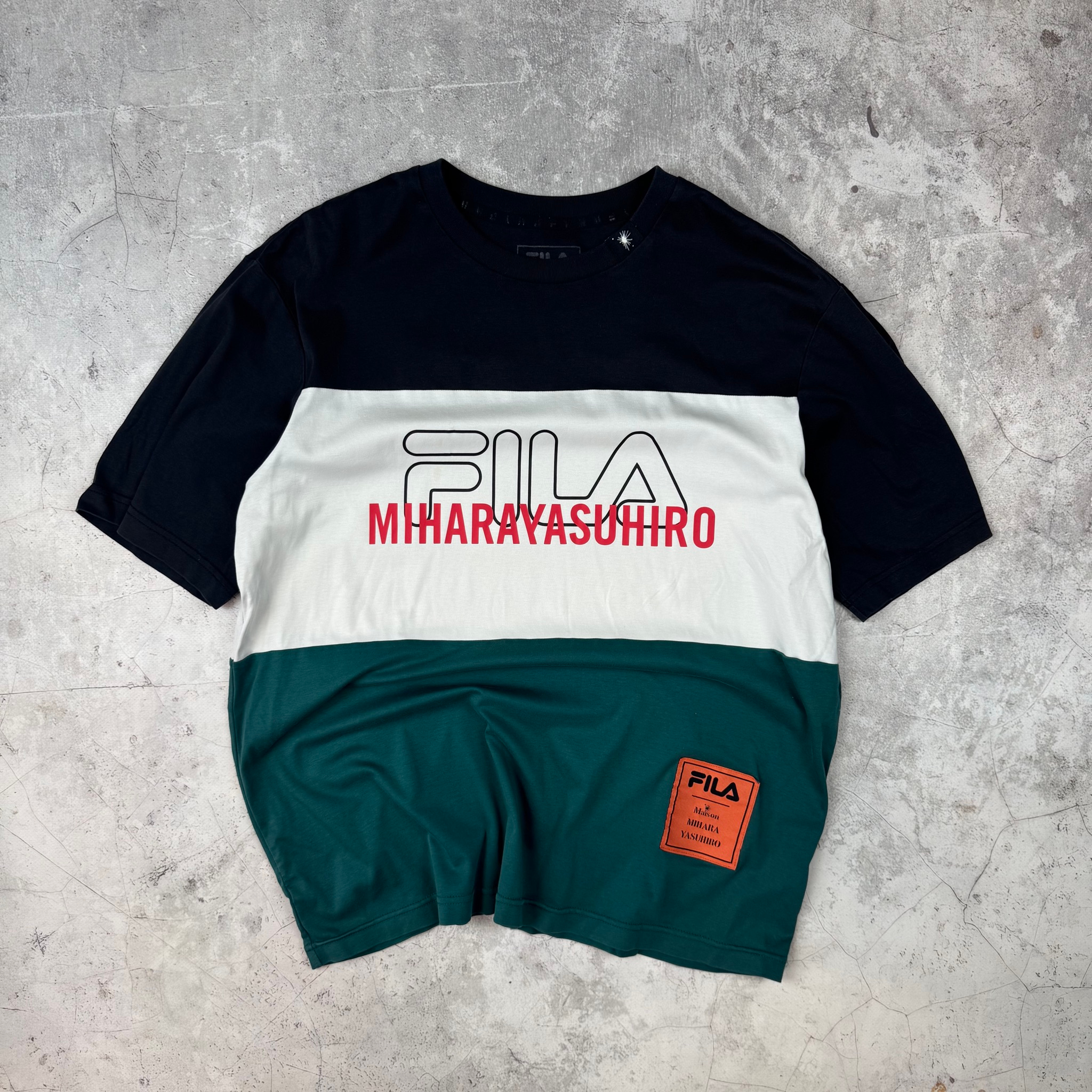 Maison Mihara Yasuhiro x Fila Футболка, миниатюра 1