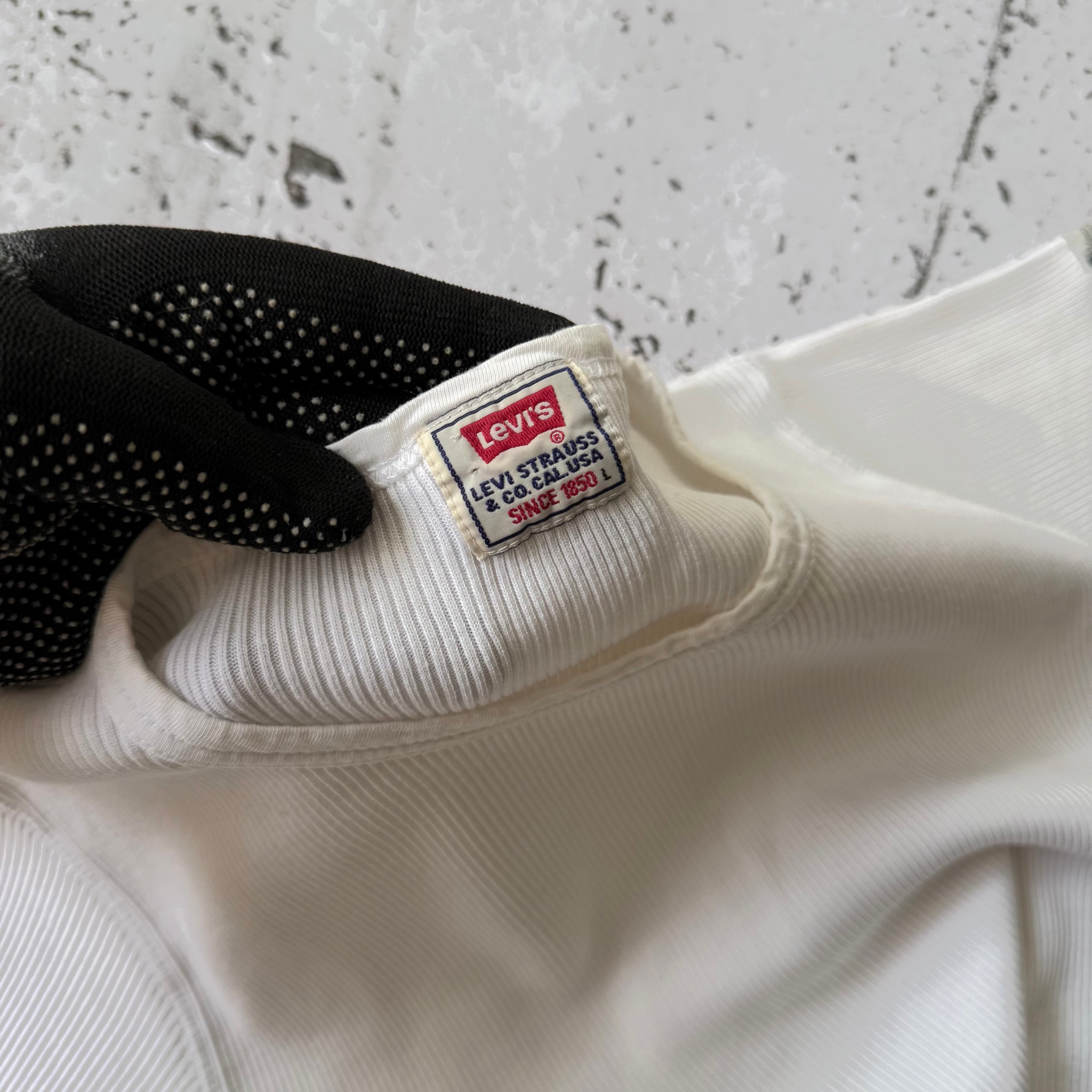 Levi's 1980s Vintage Ribbed Knit Tee, миниатюра 5