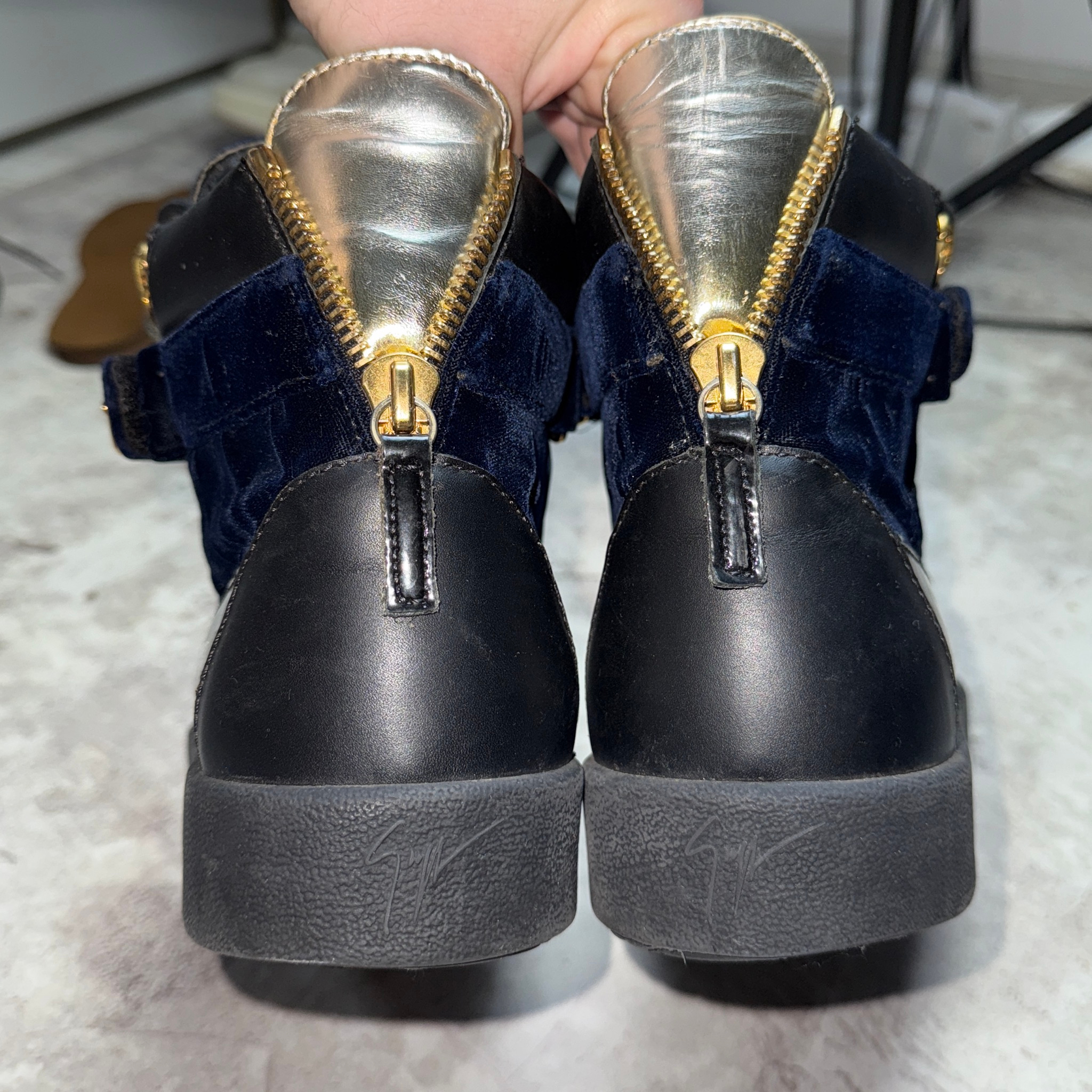 Giuseppe Zanotti Coby Velvet Double Straps, миниатюра 5