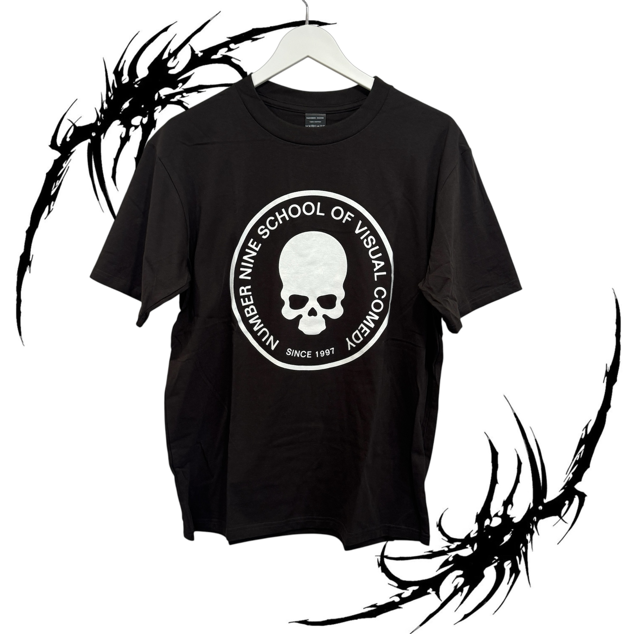 number nine sovc t-shirt charcoal, миниатюра 1
