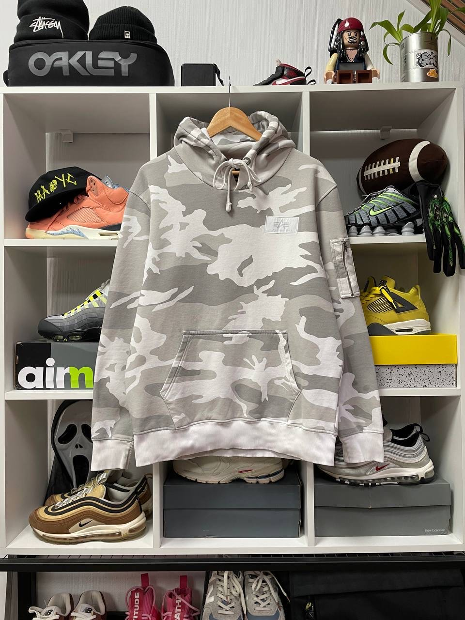 Alpha Industries Back Print Hoodie Camo, миниатюра 5