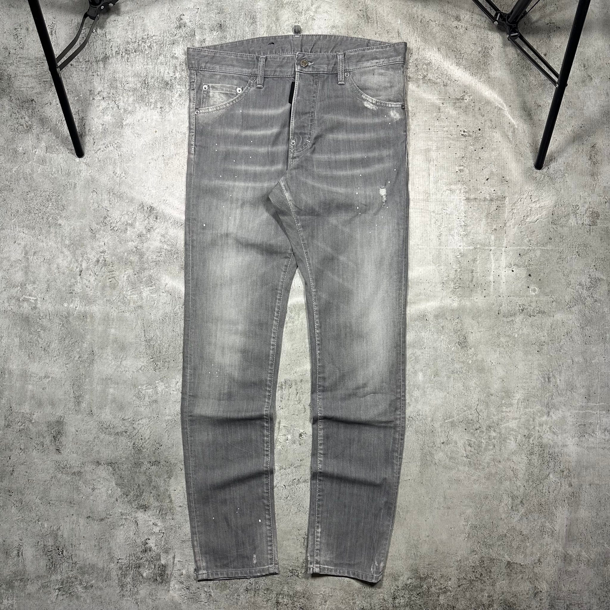 Dsquared2 Cool Guy grey slim jeans 2019, миниатюра 15