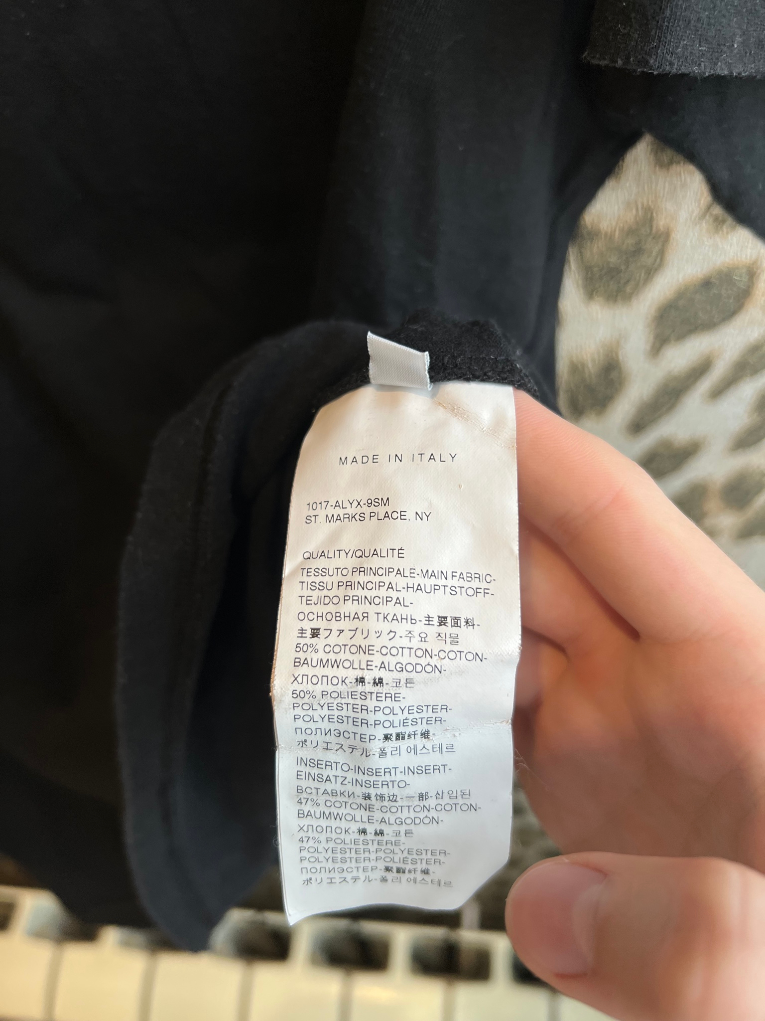 1017 Alyx 9SM Футболка, миниатюра 4
