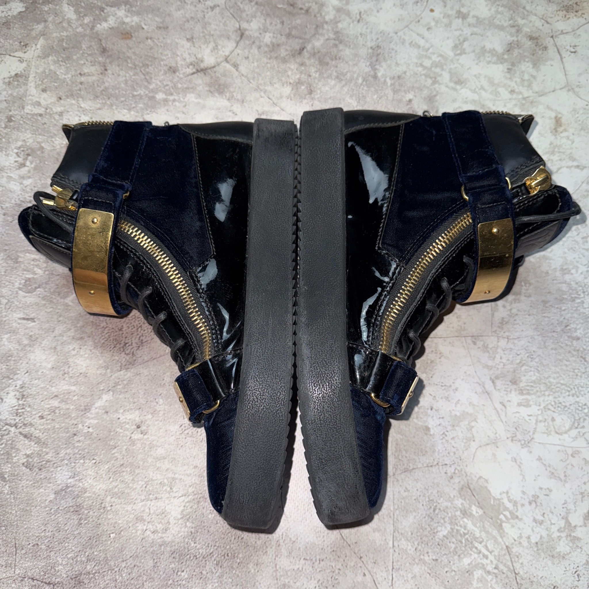 Giuseppe Zanotti Coby Velvet Double Straps, миниатюра 4