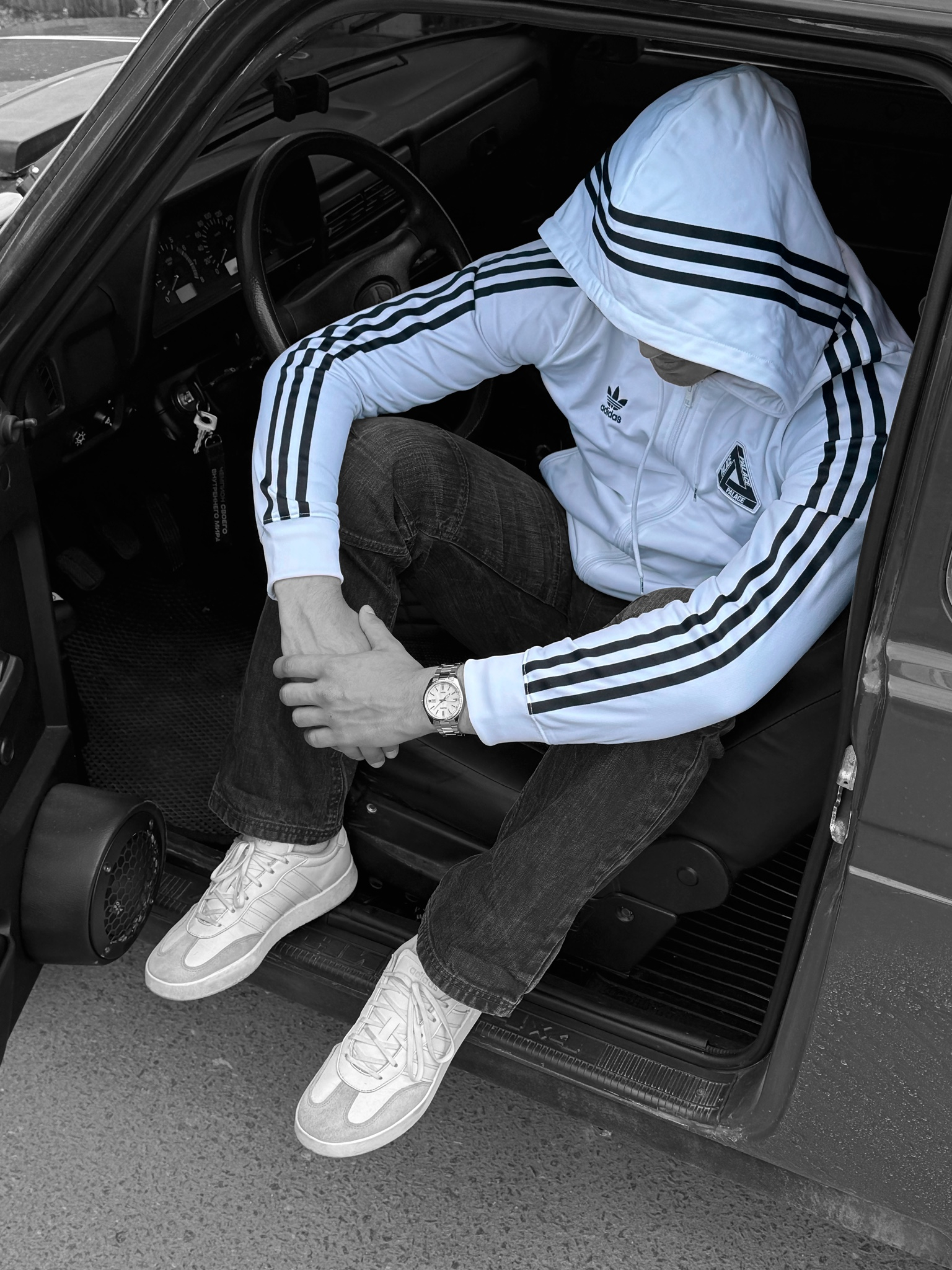 Palace x Adidas Hooded Firebird Track Jacket, миниатюра 8