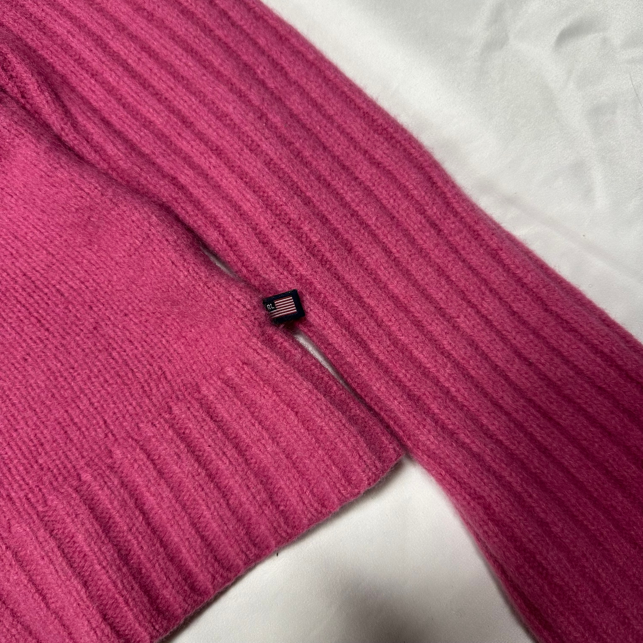 Ralph Lauren Polo jeans Co USA Flag wool 1/4 sweater, миниатюра 7