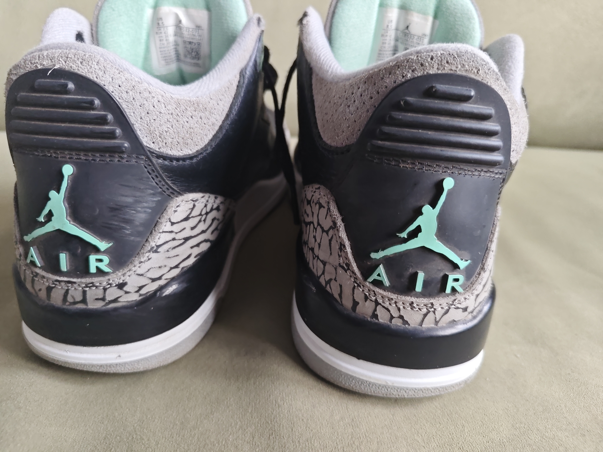 Air Jordan 3 Green Glow, миниатюра 14