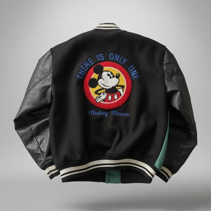 Disney Mickey Mouse Embroidered Bomber Jacket, миниатюра 2