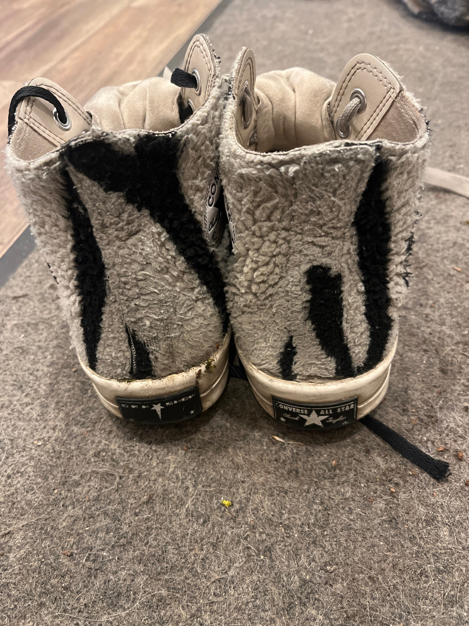 Converse x Rick Owens Turbodrk Zebra, миниатюра 2