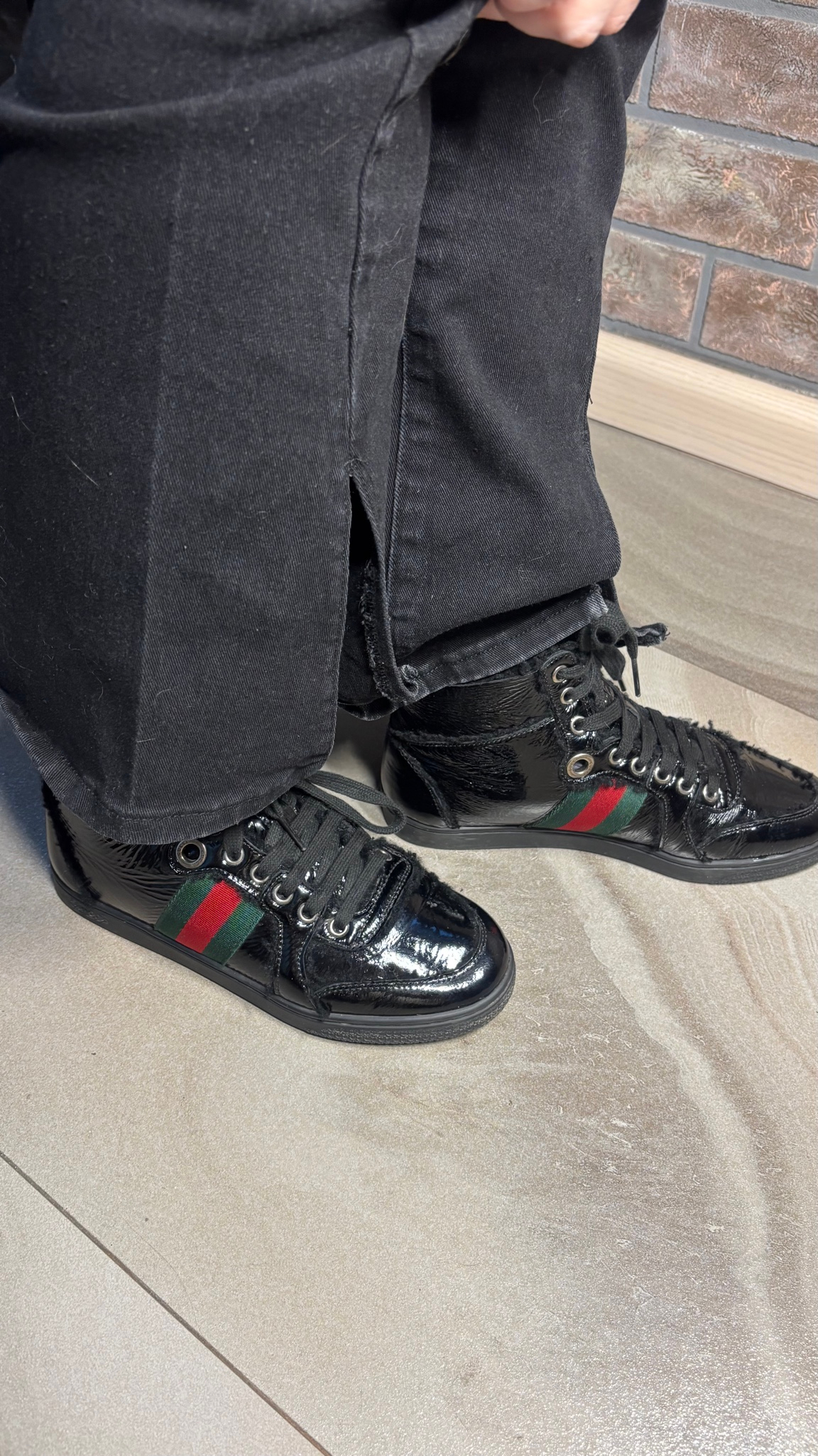 Gucci MERINOS VERN.RICCIO/MER.VER.R/ NERO/NERO/V.R.V. G, миниатюра 19