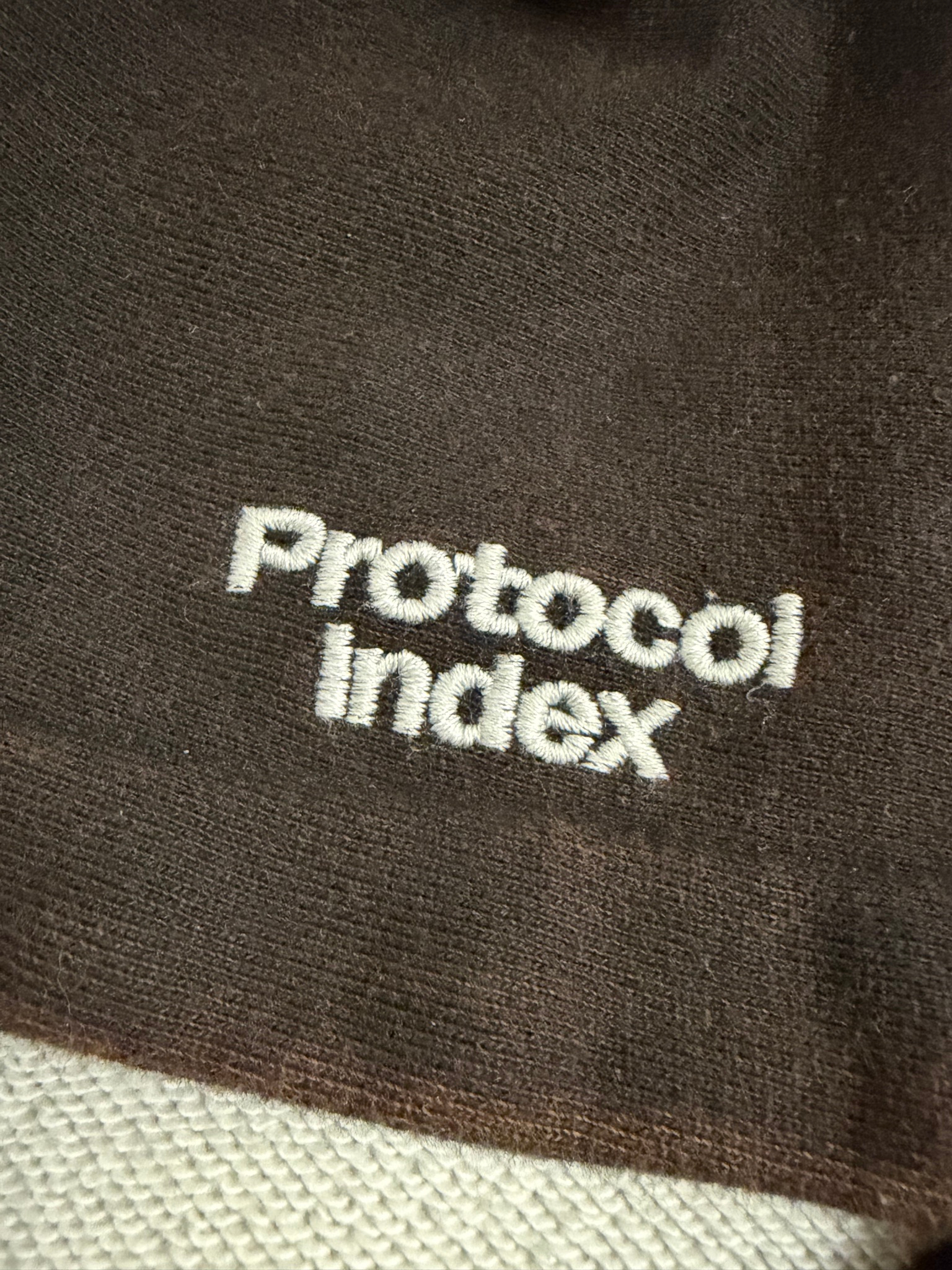 Protocol Index RECONSTRUCTED TIGHT FIT ZIP HOODIE, миниатюра 4