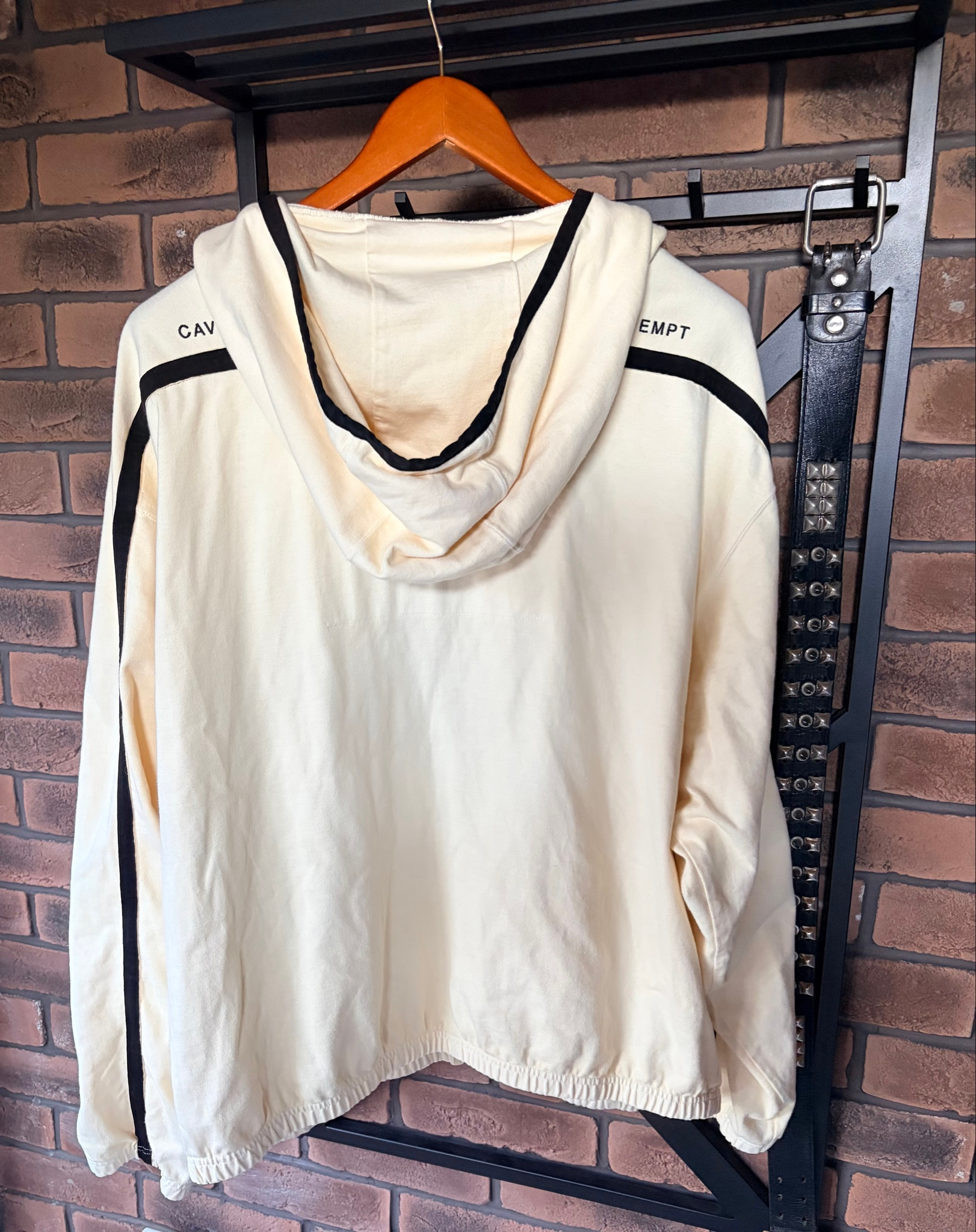 Cav Empt Overdye Taped Light Zip Hoodie, миниатюра 2