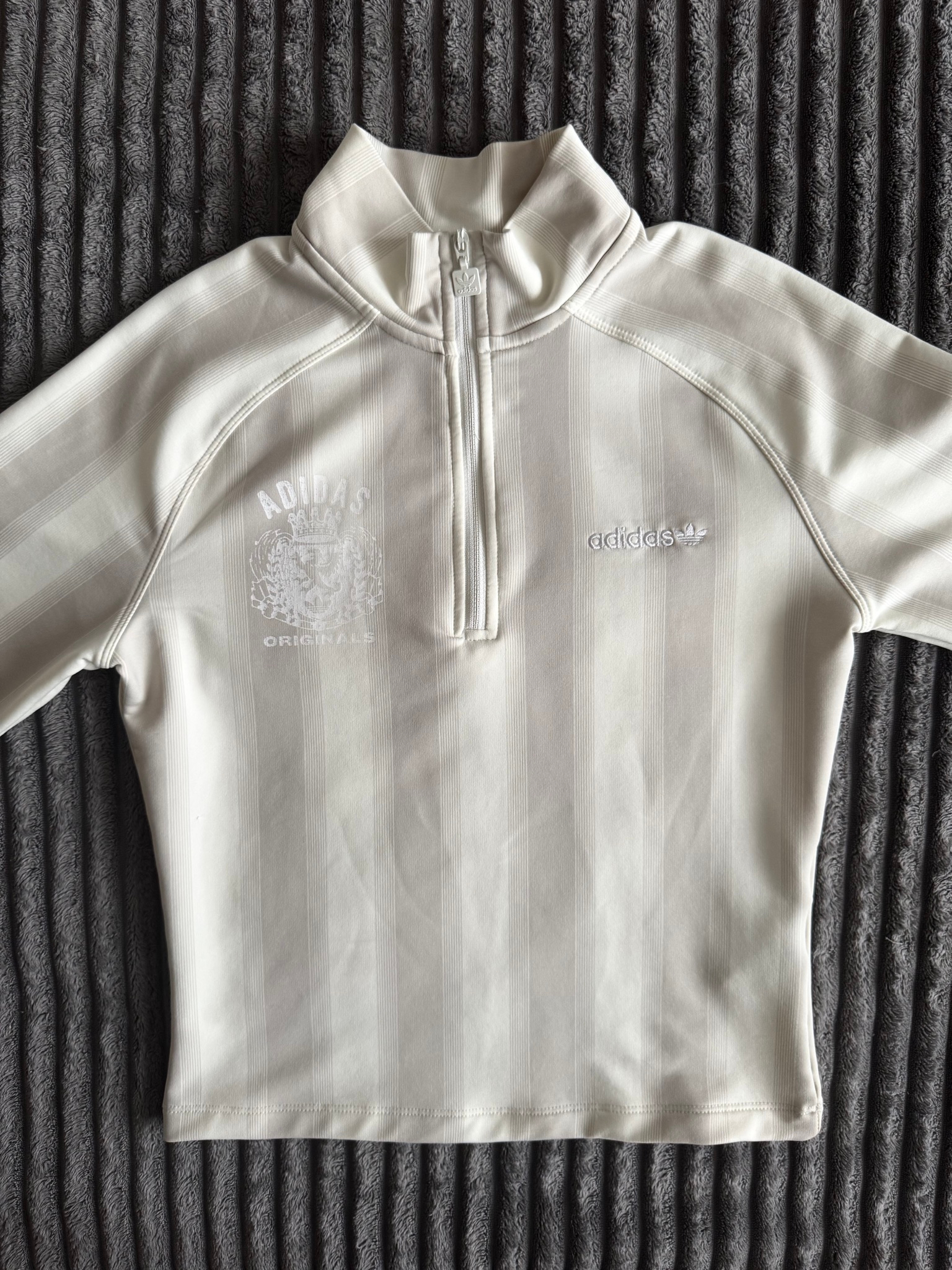 adidas half zip grfx ls, миниатюра 1