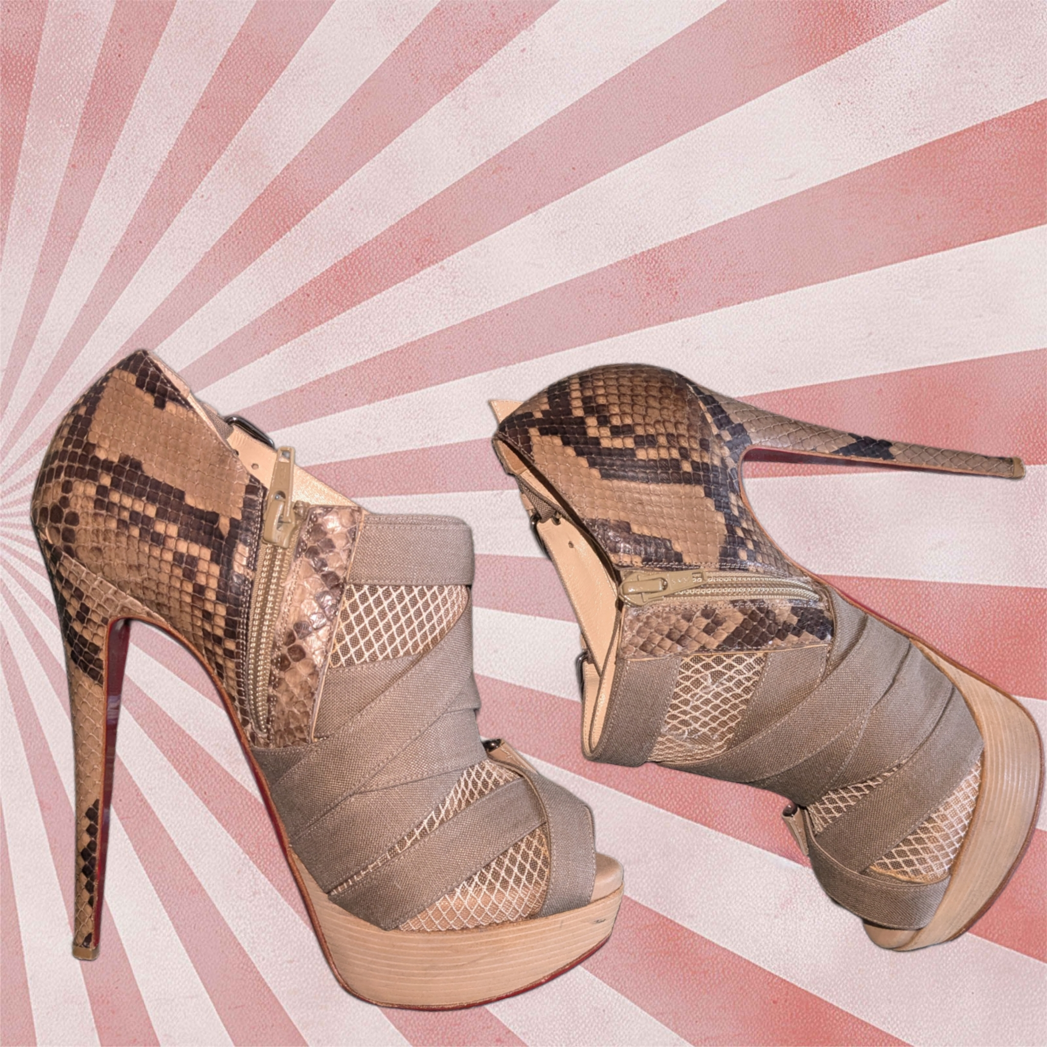 Christian Louboutin Mad Marta Python Leather, миниатюра 2