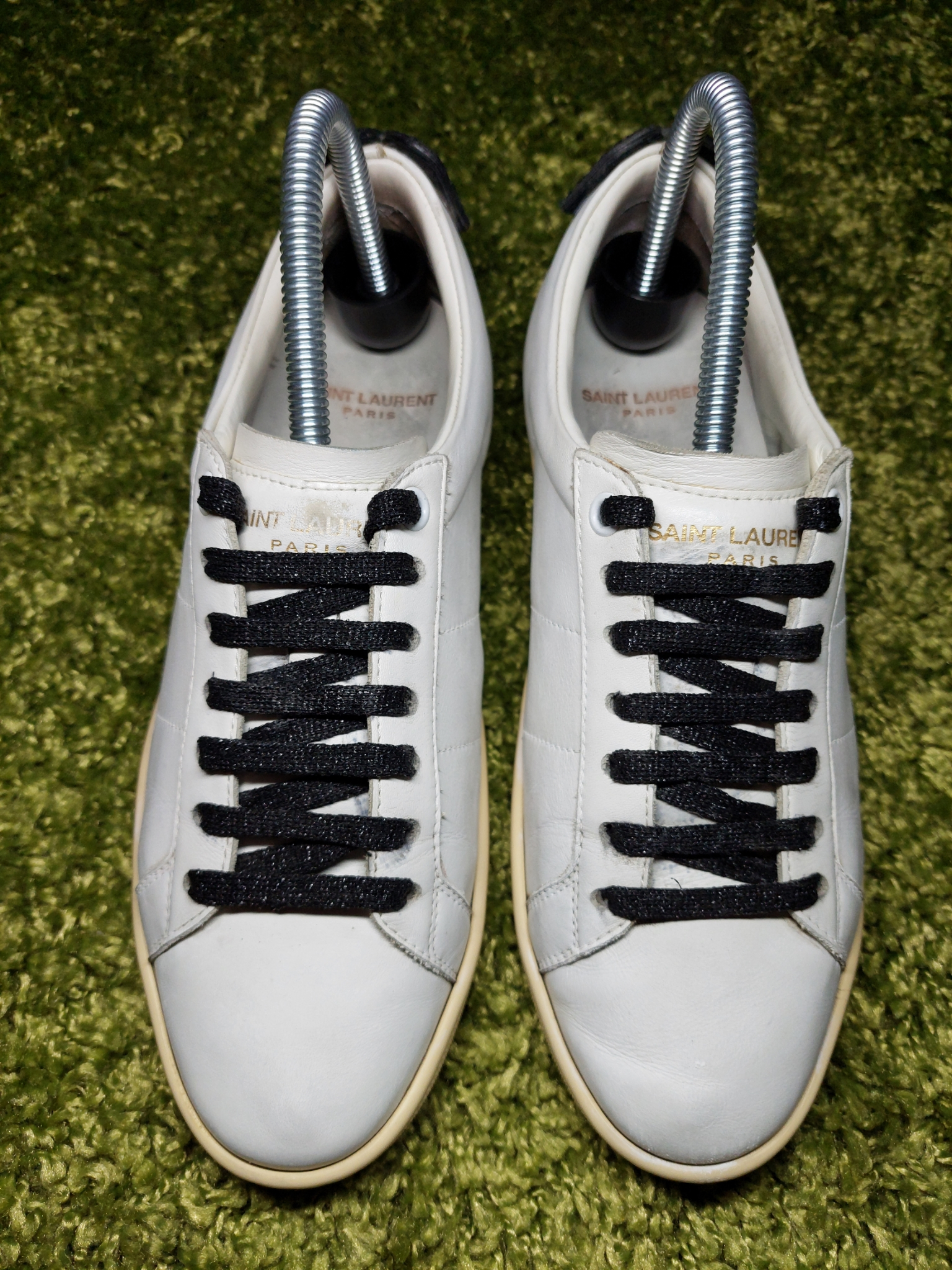 Saint Laurent Lips Leather Sneakers, миниатюра 3