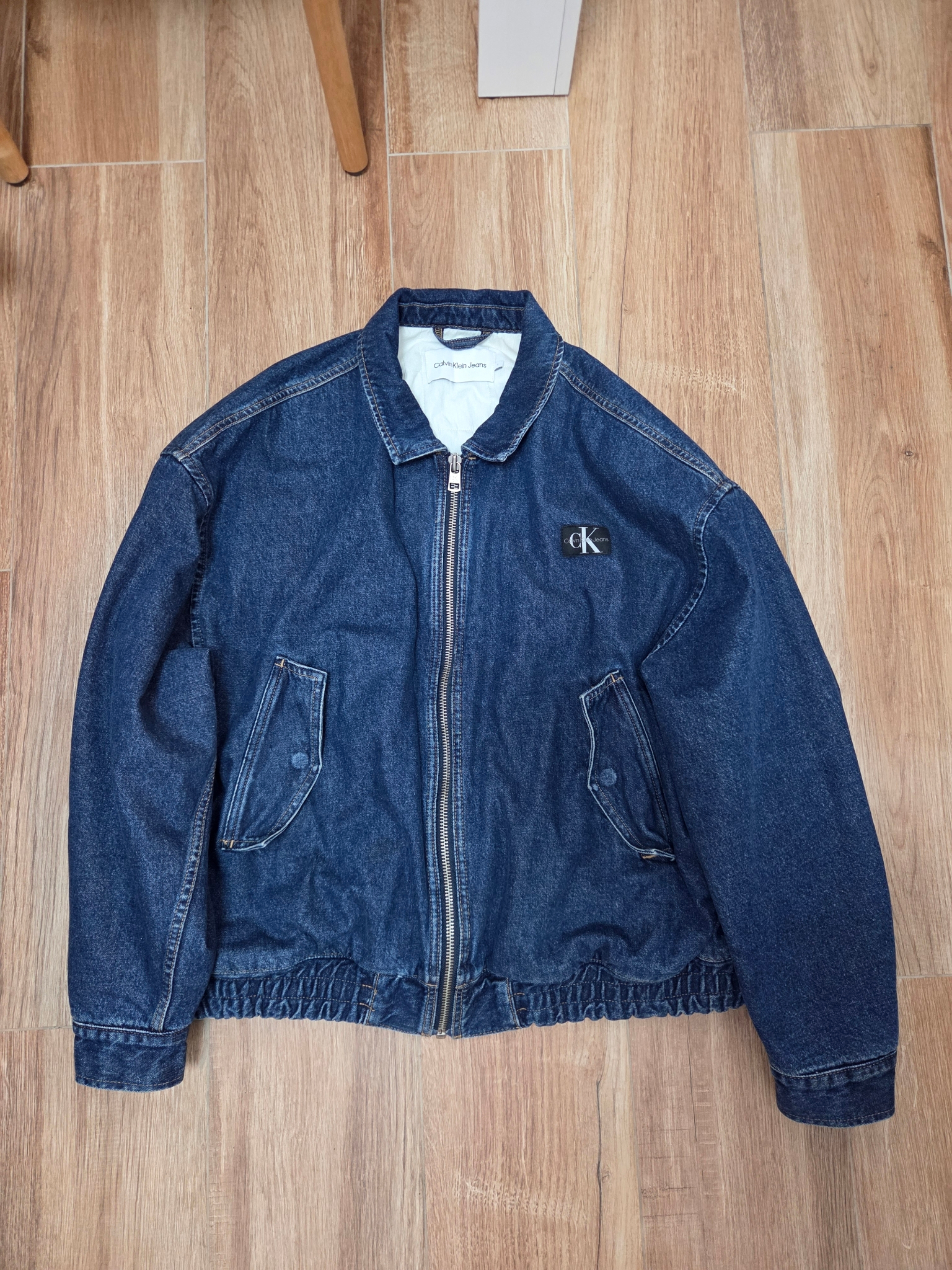 Calvin Klein Denim bomber jacket, миниатюра 1