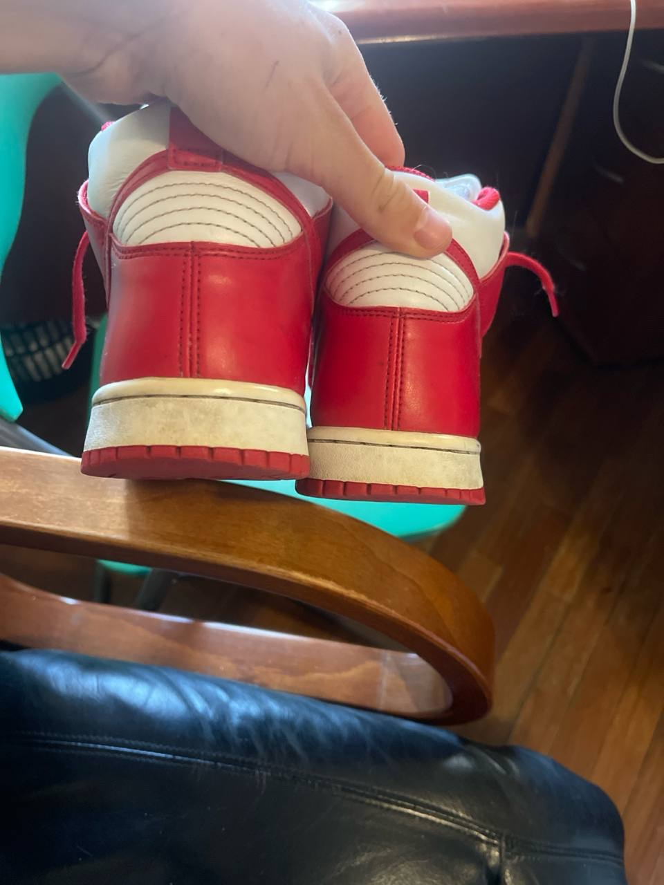 Nike dunk high red dunk high red, миниатюра 2