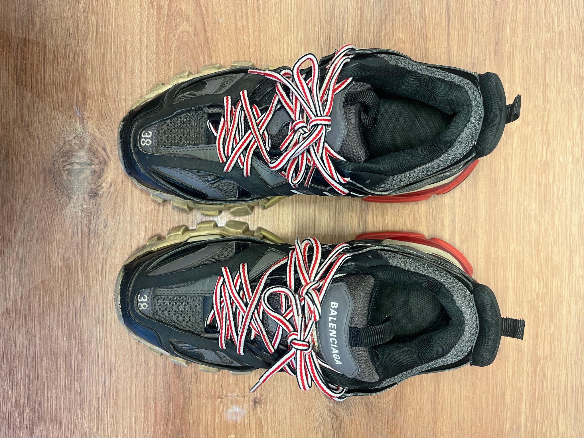 Balenciaga  Track 1 Trainer Black Red, миниатюра 3