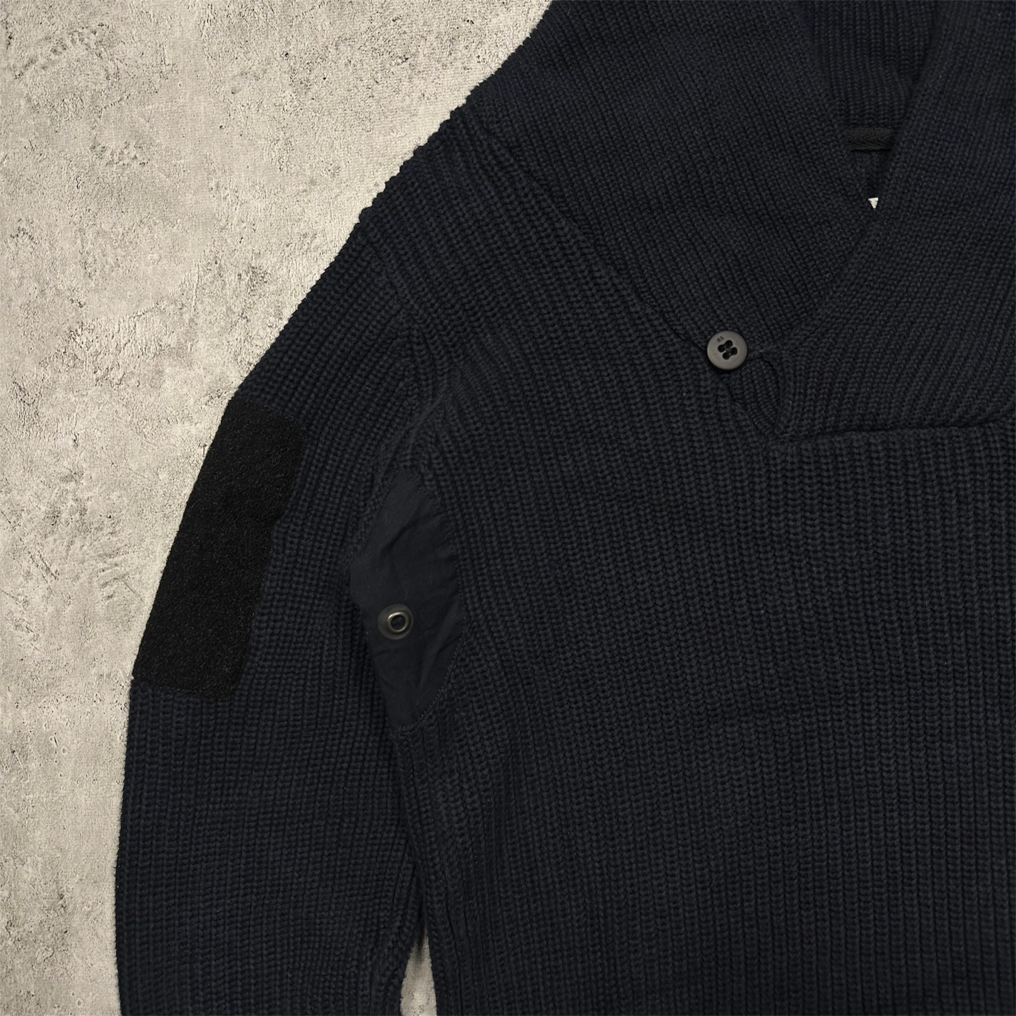 G-STAR RAW Cotton Chunky-Knit Jumper Sweater (dark blue), миниатюра 9