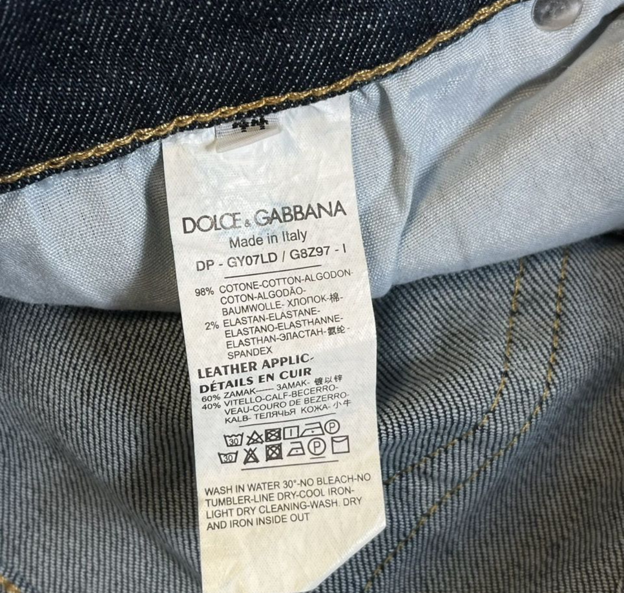 Dolce & Gabbana  Gold  Jeans, миниатюра 8