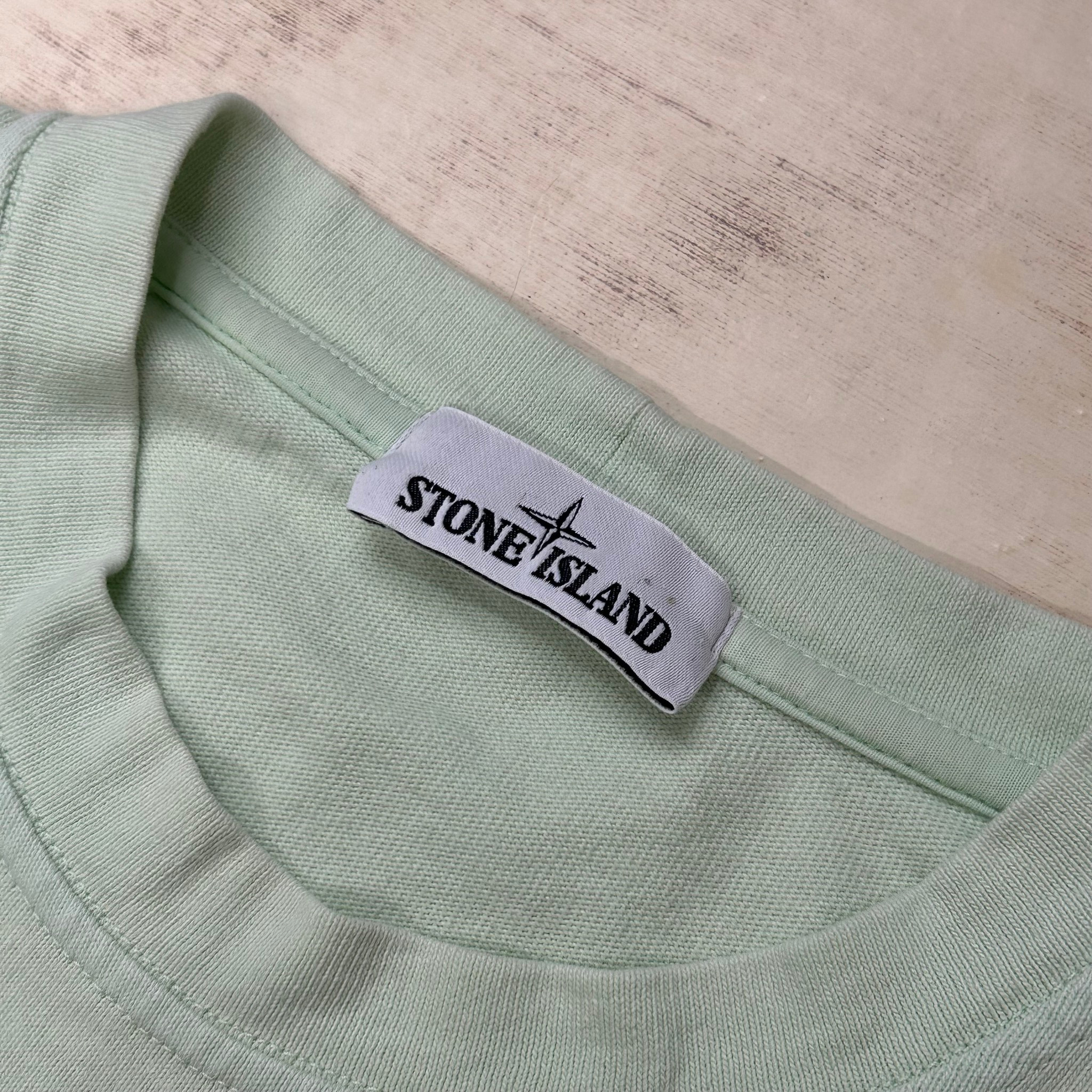 Stone Island Свитшот на clg, в зеленом цвете, миниатюра 3