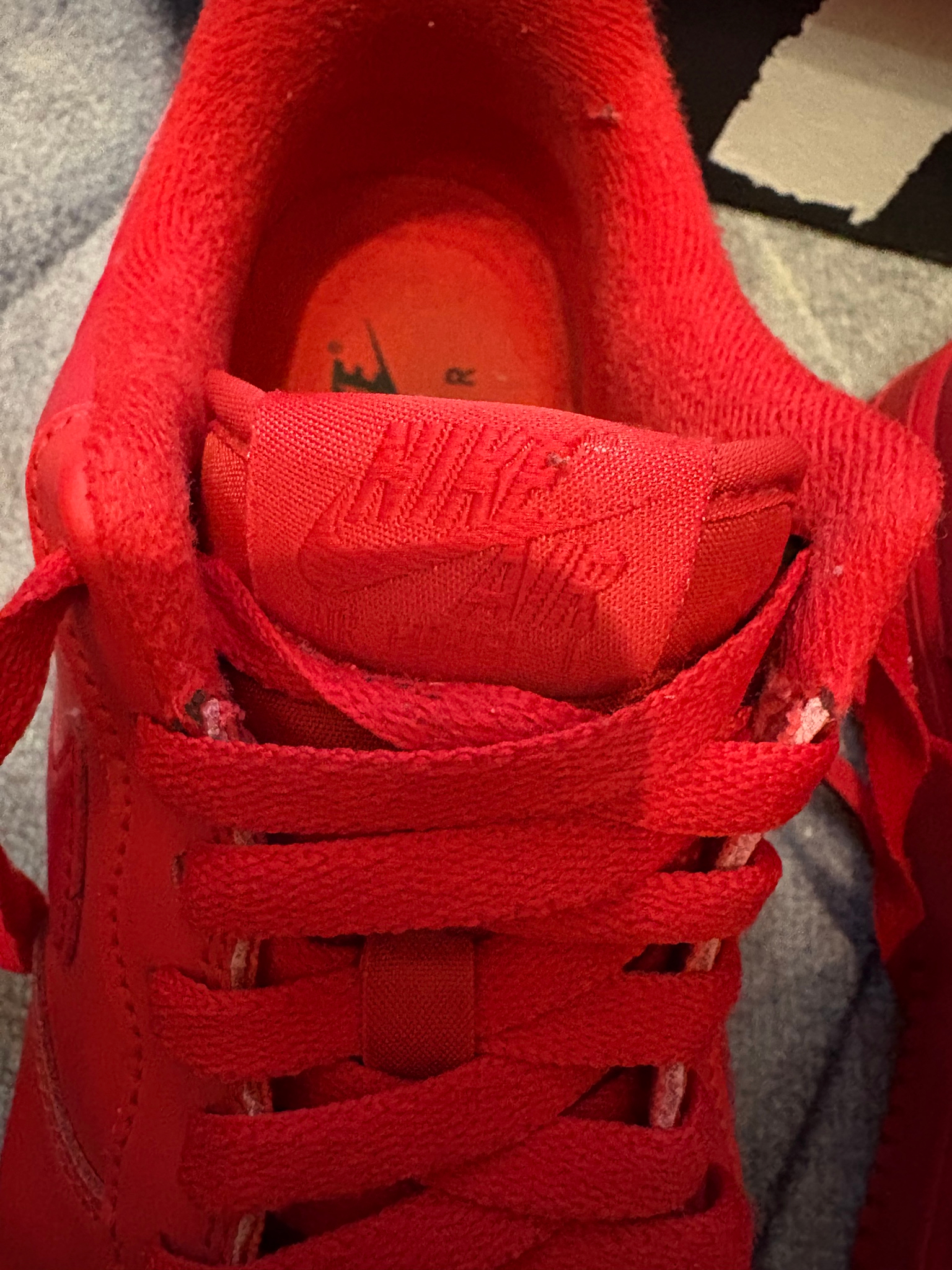 Nike Air Force 1 Triple Red, миниатюра 6