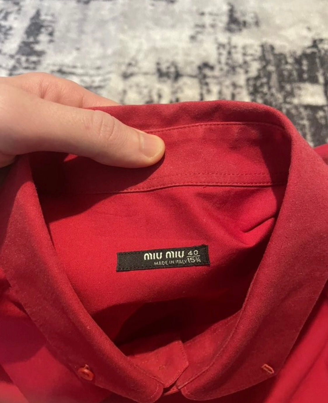 Miu Miu X Prada Archive Striped Shirt, миниатюра 3