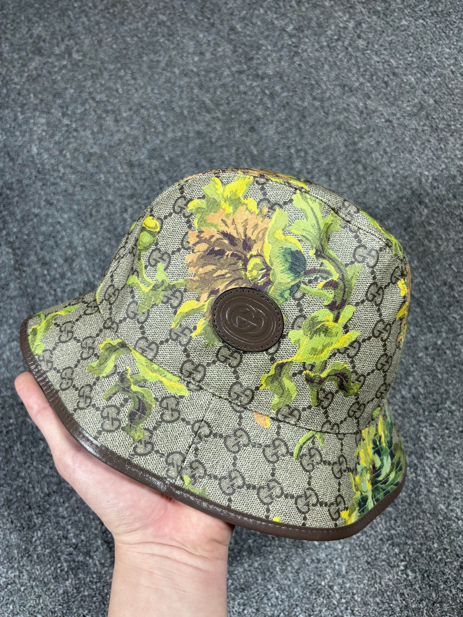 Gucci GG Supreme Dusty Azalea Bucket Hat, миниатюра 2