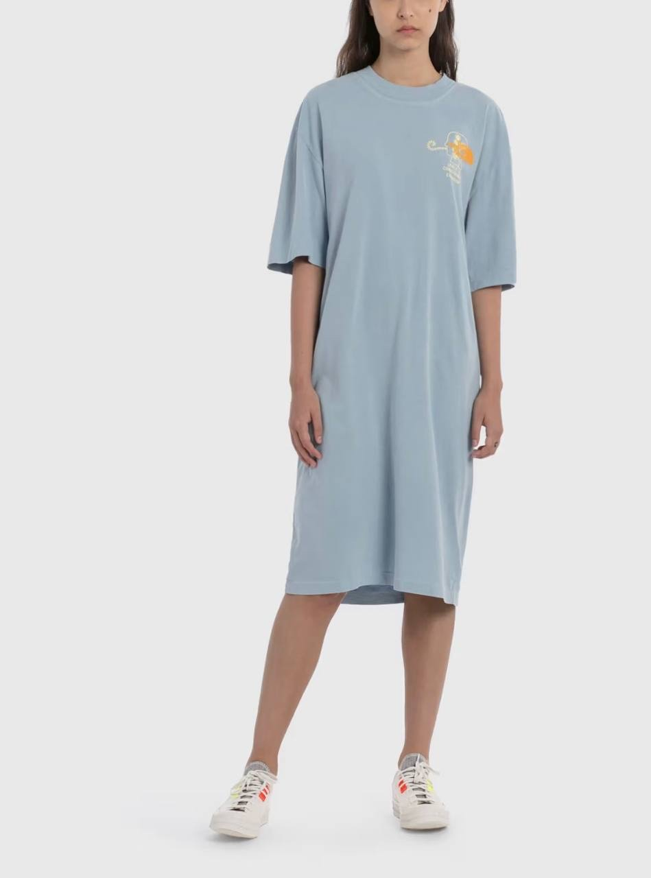 Brain Dead x The North Face T-Shirt dress blue, миниатюра 1