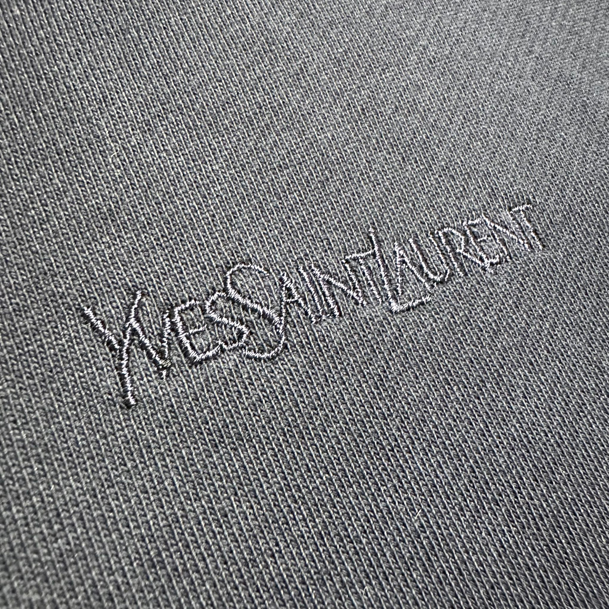 Yves Saint Laurent 1/4 Zip Sweat Ysl Vintage, миниатюра 9