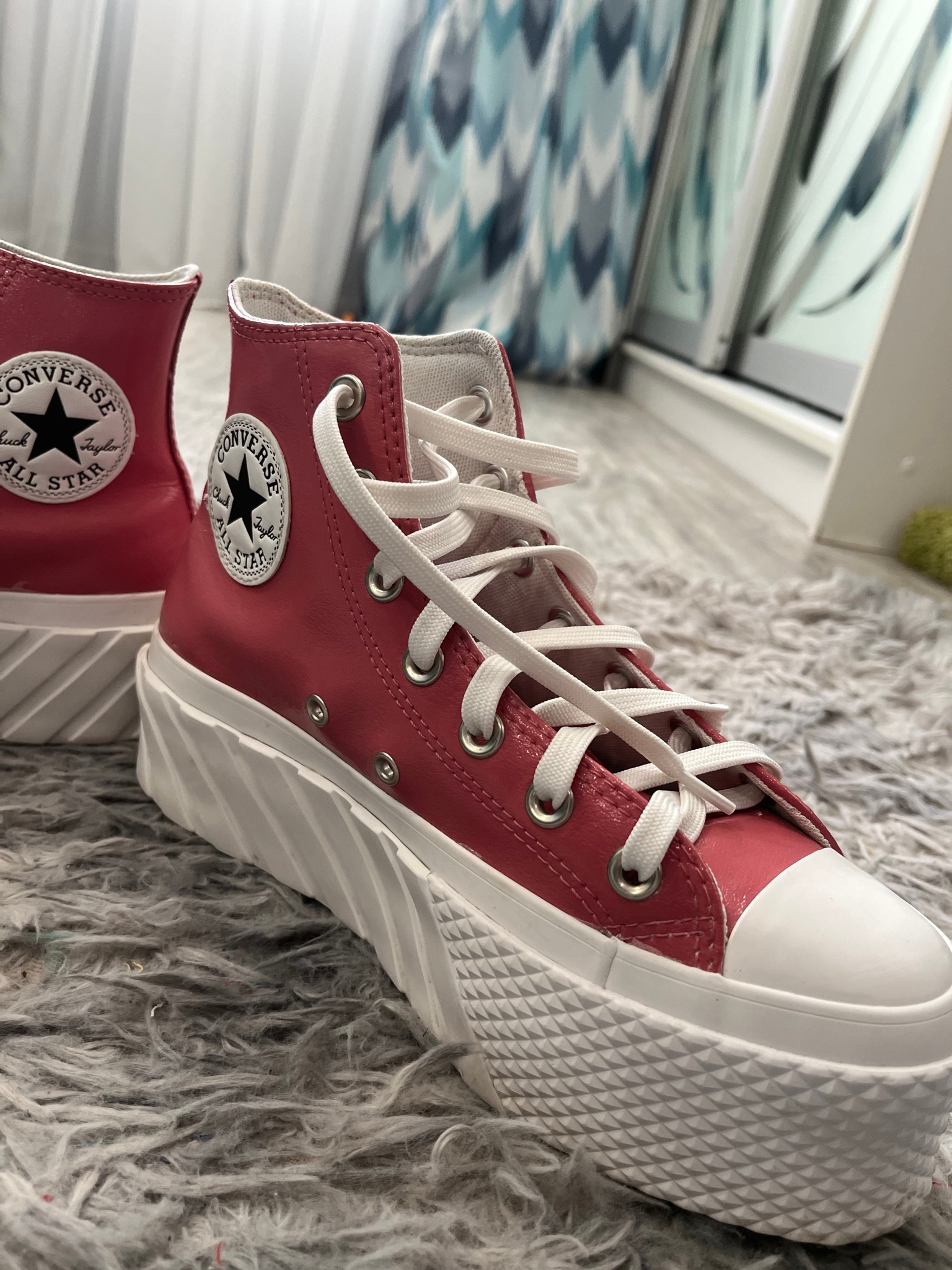Converse Chuck Taylor All Star Lift 2X Platform High Pink, миниатюра 3