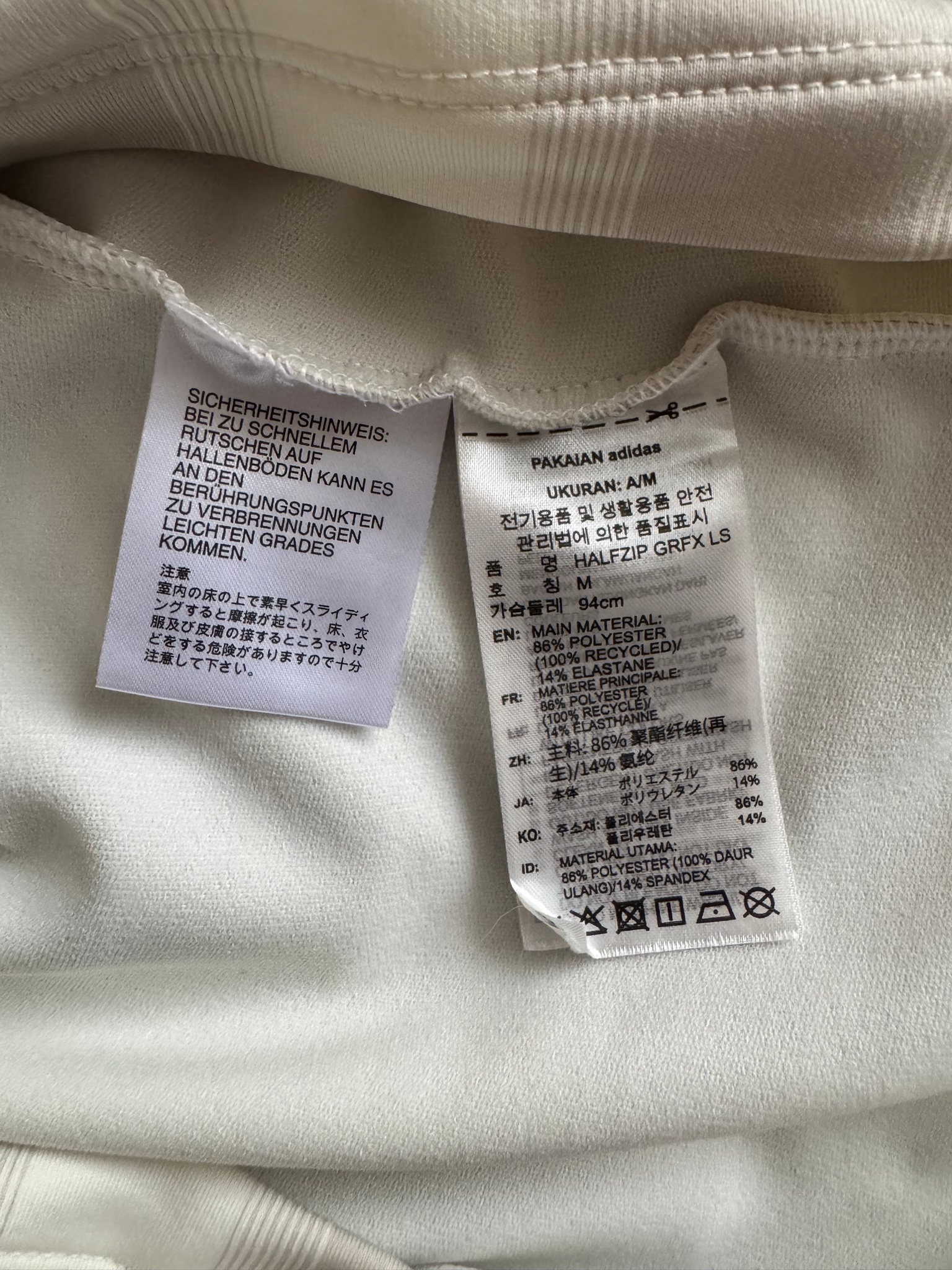 adidas half zip grfx ls, миниатюра 3