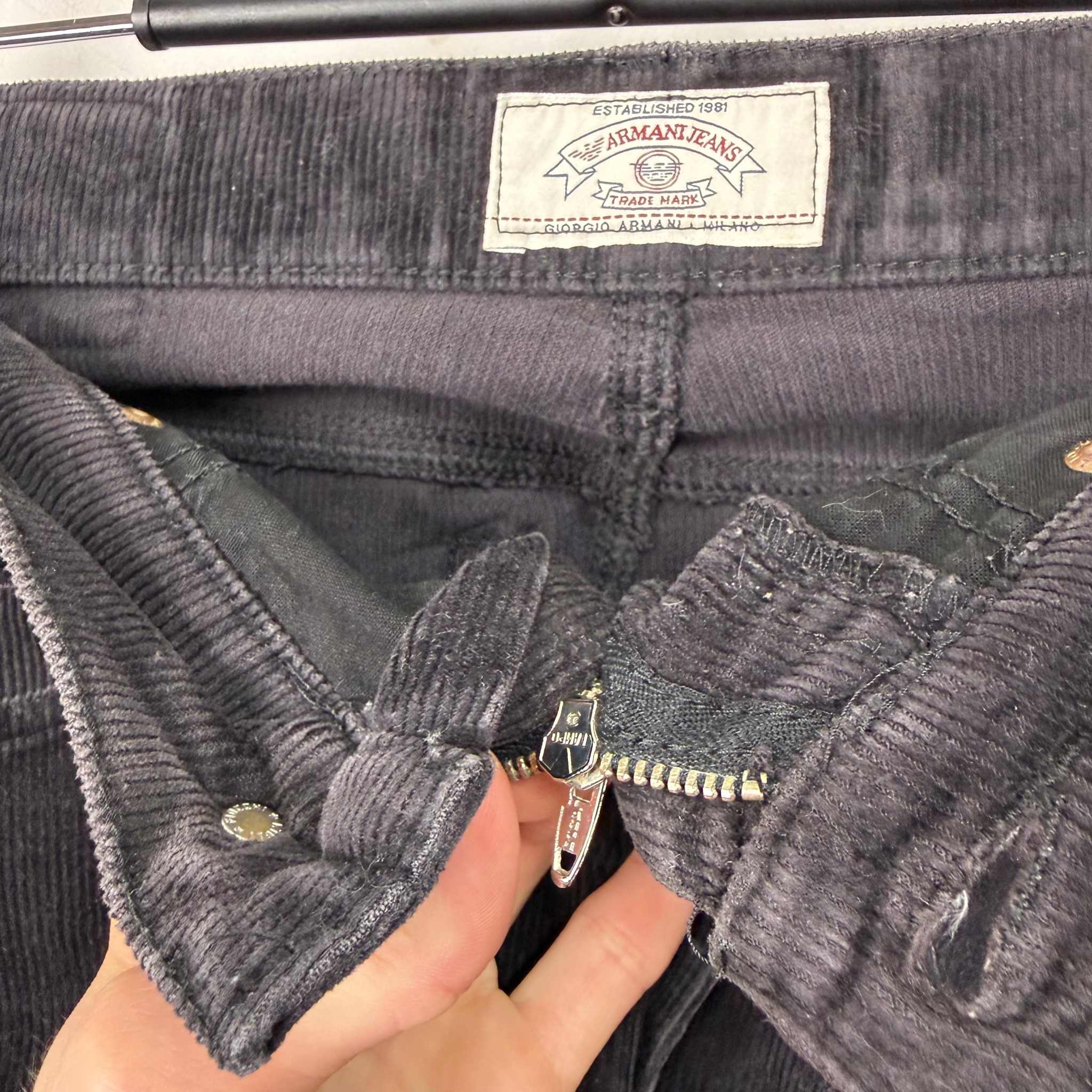 Giorgio Armani Vintage 80’s Corduroy Pants, миниатюра 10