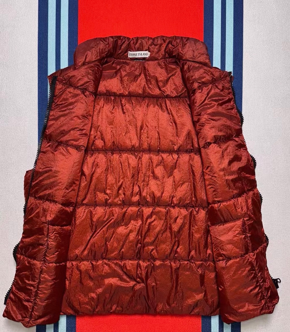 Stone Island 1995AW Vintage Nylon Ripstop Puffer Jacket, миниатюра 1