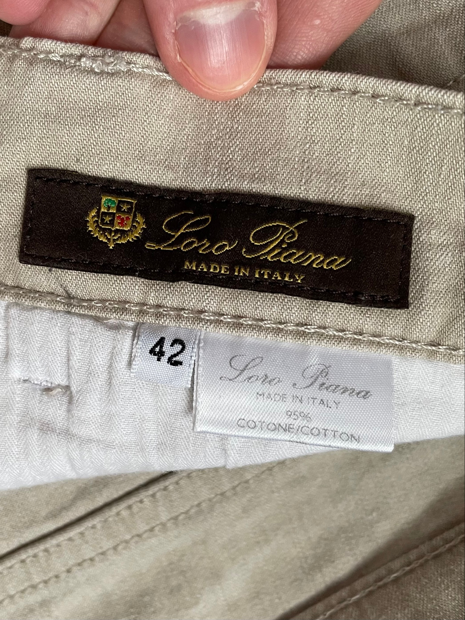 Loro Piana Cotton chino, миниатюра 5
